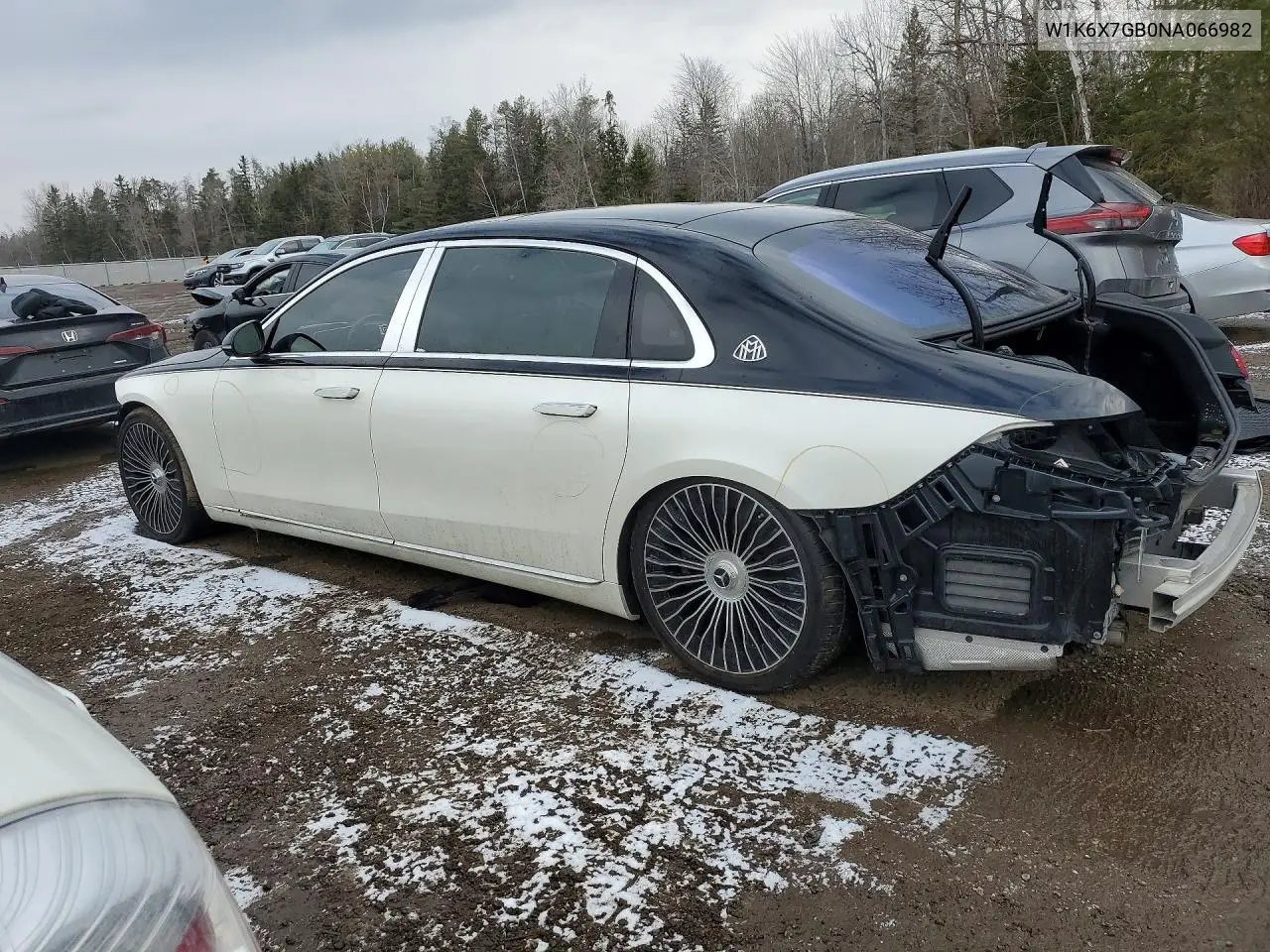 Auction sale of the 2022 Mercedes Benz S klasse , vin: W1K6X7GB0NA066982, lot number: 77374375