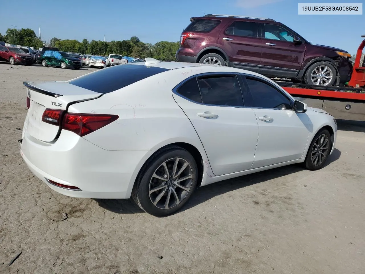 Auction sale of the 2016 Acura TLX , vin: 19UUB2F58GA008542, lot number: 68944384