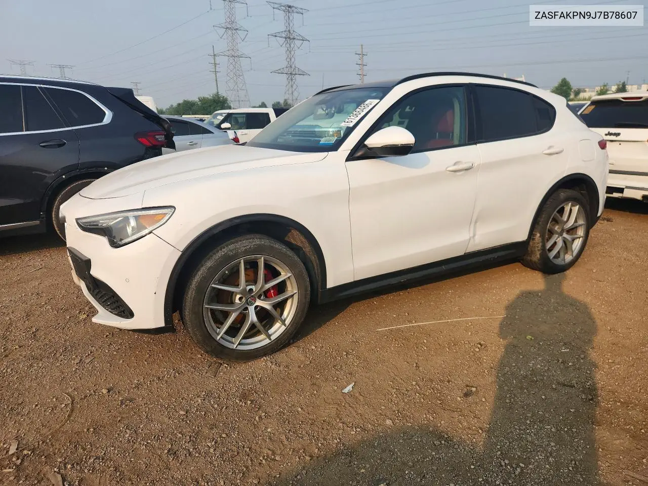 Auction sale of the 2018 Alfa Romeo Stelvio , vin: ZASFAKPN9J7B78607, lot number: 61366486