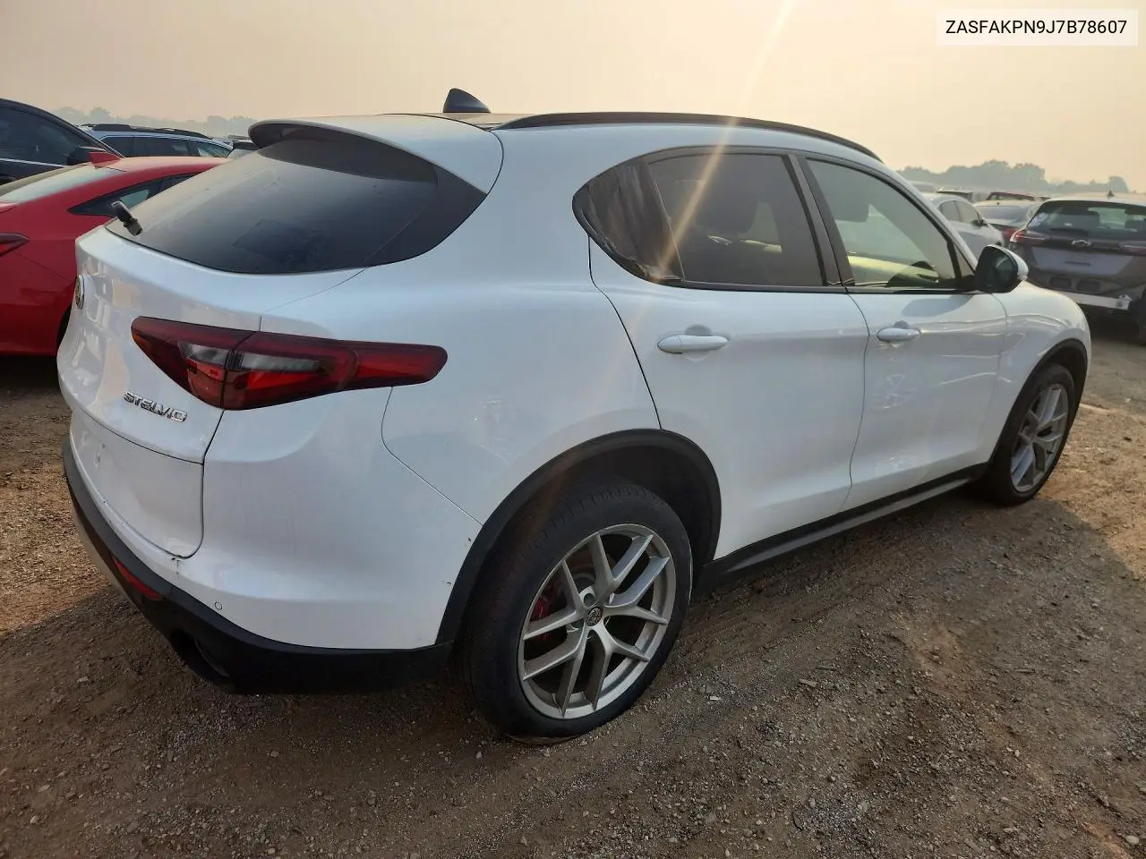 Auction sale of the 2018 Alfa Romeo Stelvio , vin: ZASFAKPN9J7B78607, lot number: 61366486