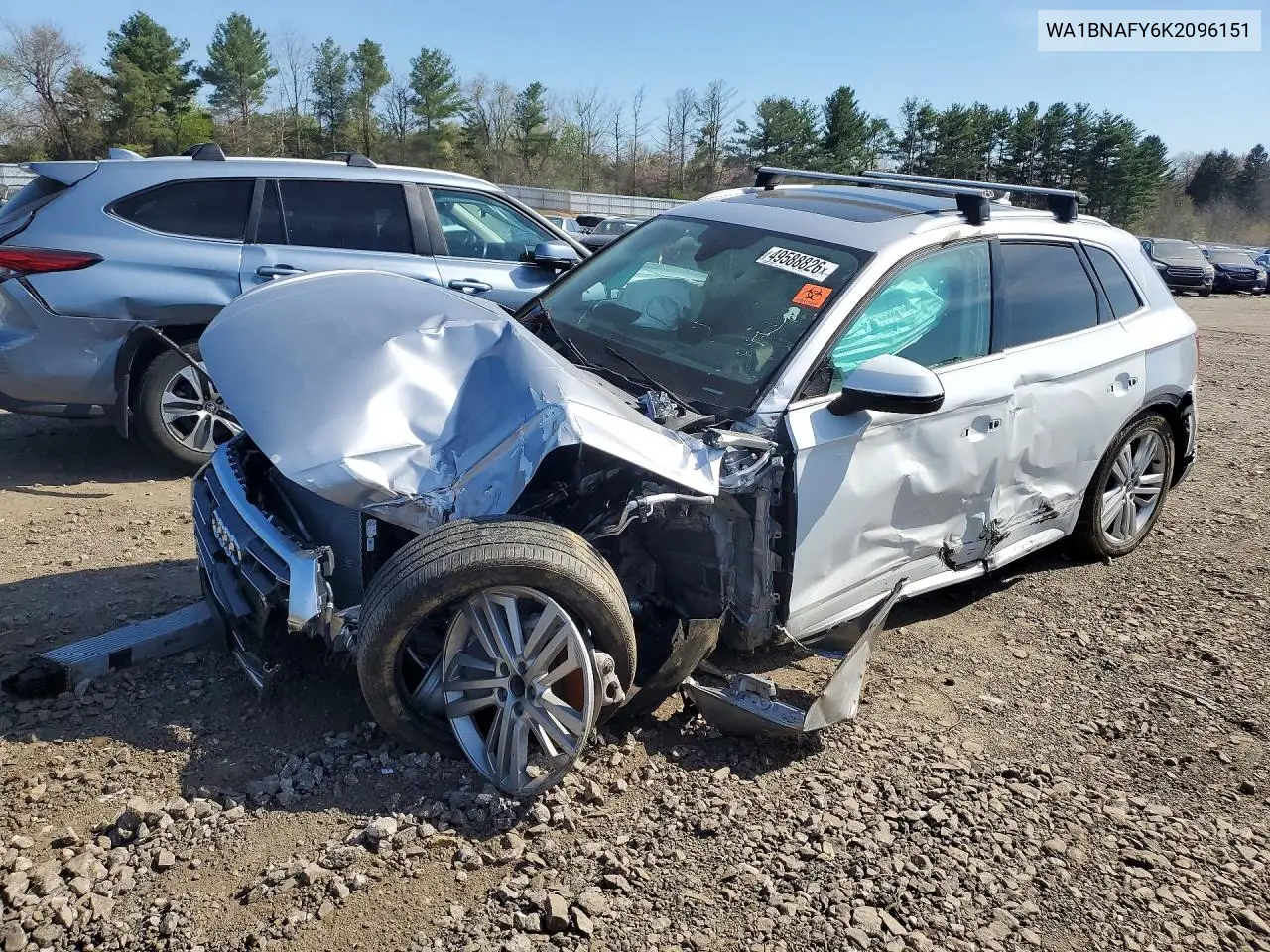 Auction sale of the 2019 Audi Q5 , vin: WA1BNAFY6K2096151, lot number: 49588826