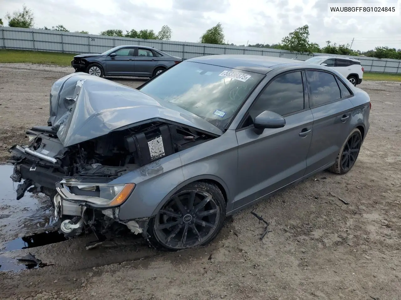 Auction sale of the 2016 Audi A3 , vin: WAUB8GFF8G1024845, lot number: 55336575