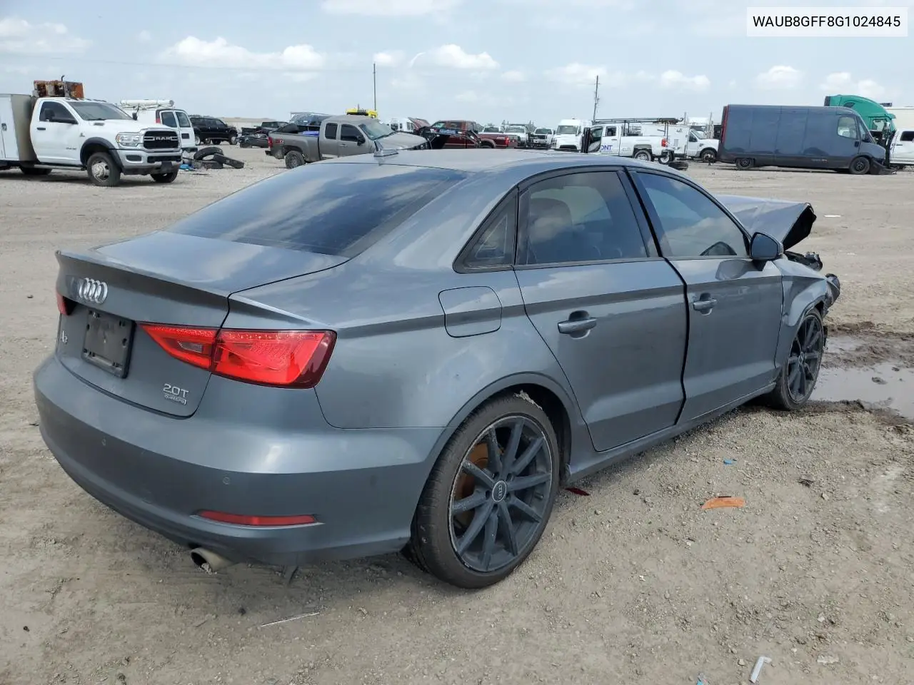 Auction sale of the 2016 Audi A3 , vin: WAUB8GFF8G1024845, lot number: 55336575