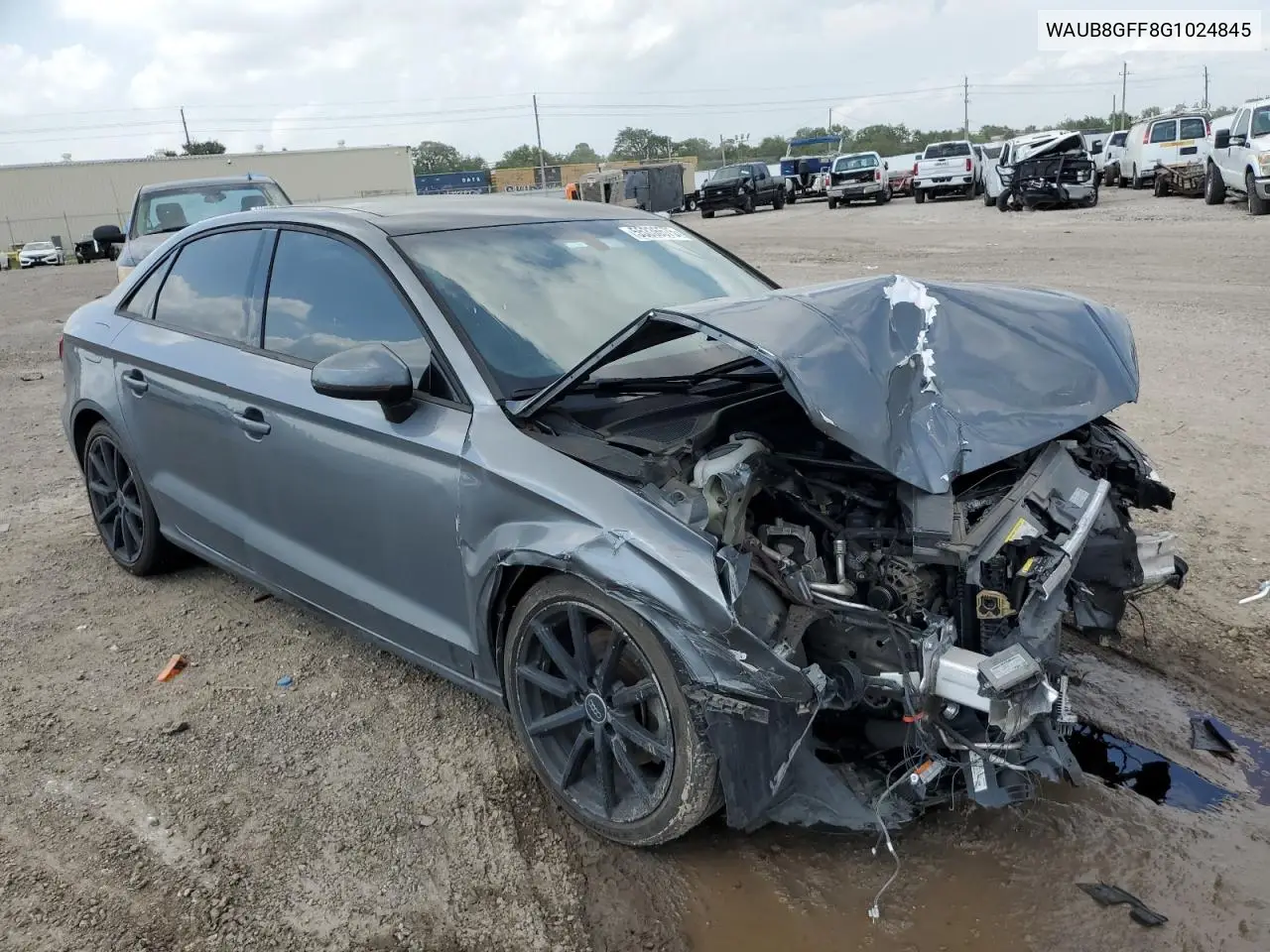 Auction sale of the 2016 Audi A3 , vin: WAUB8GFF8G1024845, lot number: 55336575