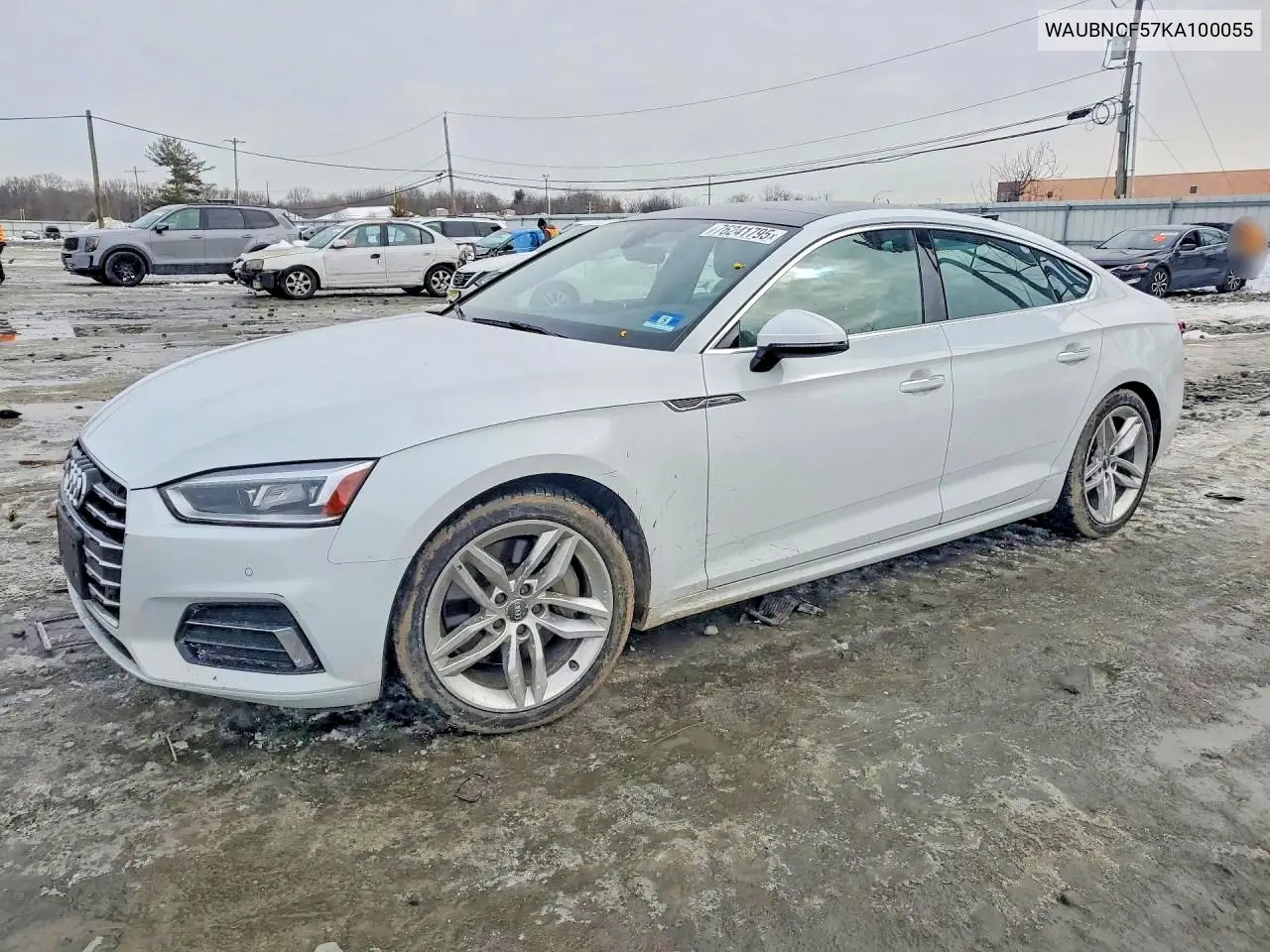 Auction sale of the 2019 Audi A5 , vin: WAUBNCF57KA100055, lot number: 76241795