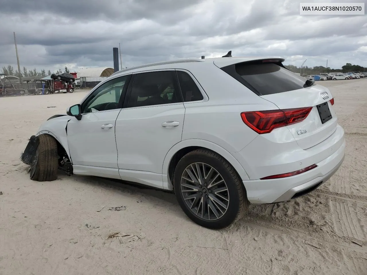 Auction sale of the 2022 Audi Q3 , vin: WA1AUCF38N1020570, lot number: 79535593