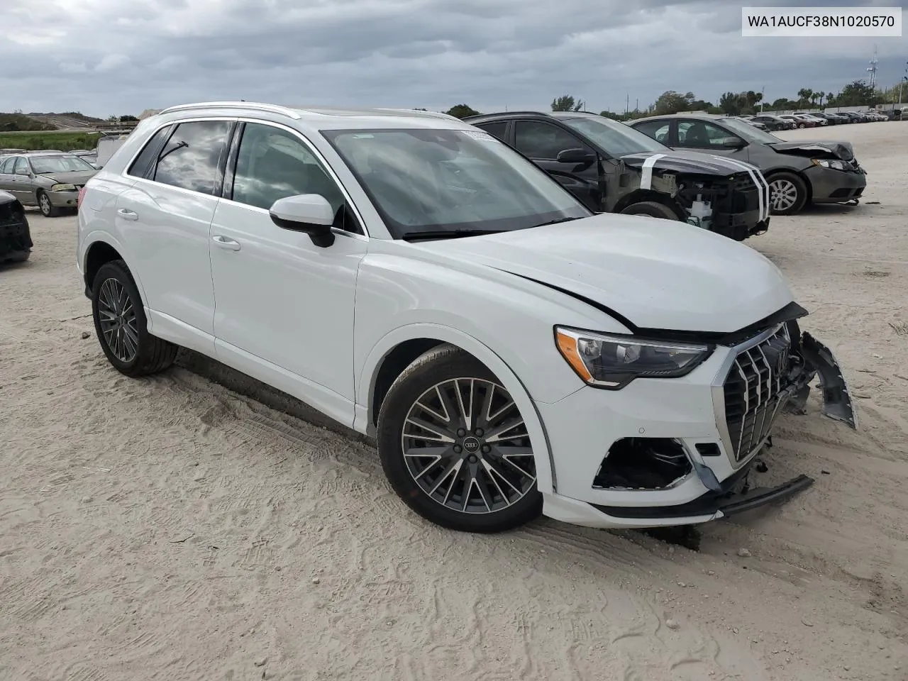 Auction sale of the 2022 Audi Q3 , vin: WA1AUCF38N1020570, lot number: 79535593