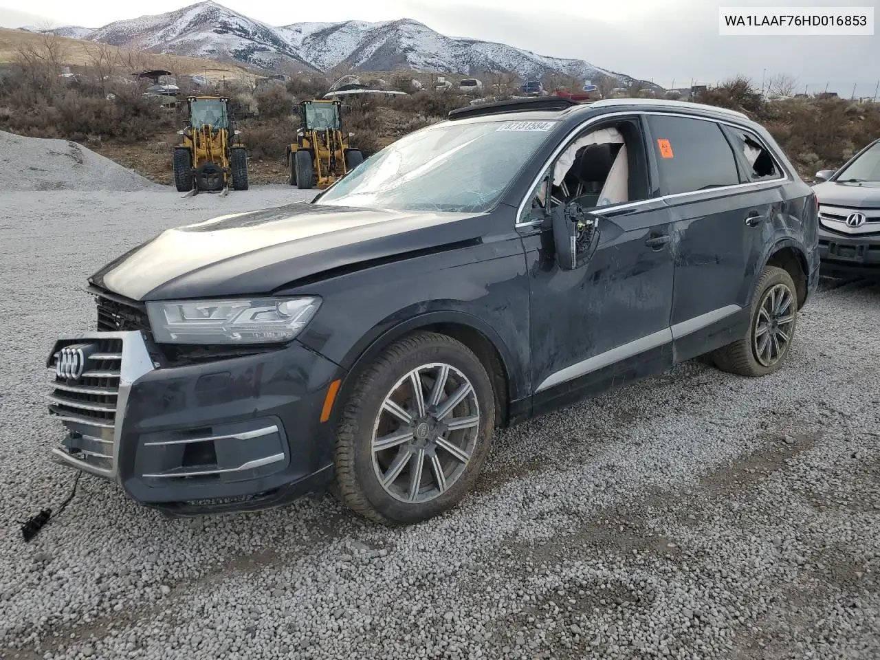Auction sale of the 2017 Audi Q7 , vin: WA1LAAF76HD016853, lot number: 87131584