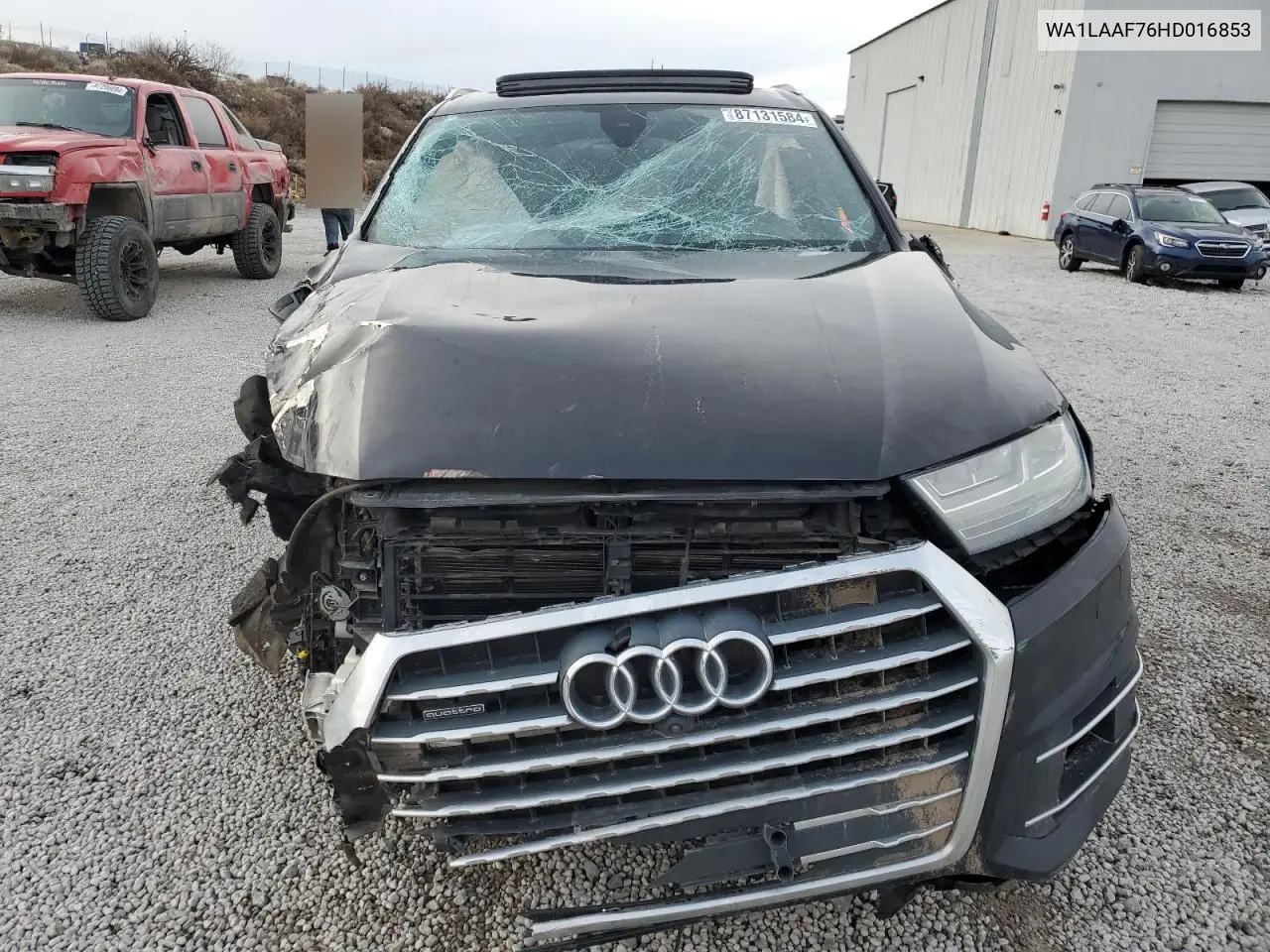 Auction sale of the 2017 Audi Q7 , vin: WA1LAAF76HD016853, lot number: 87131584