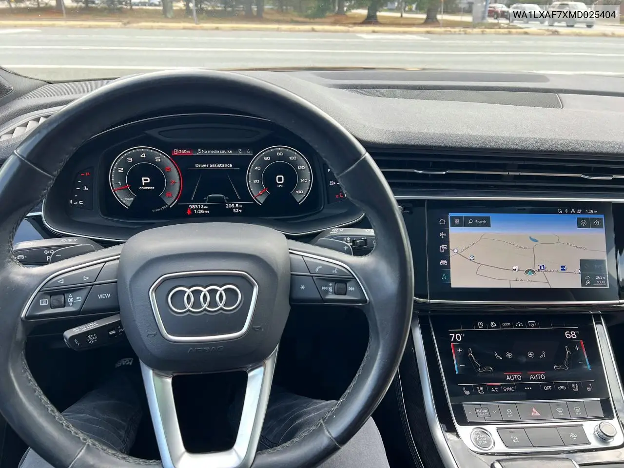 Auction sale of the 2021 Audi Q7 , vin: WA1LXAF7XMD025404, lot number: 51126076
