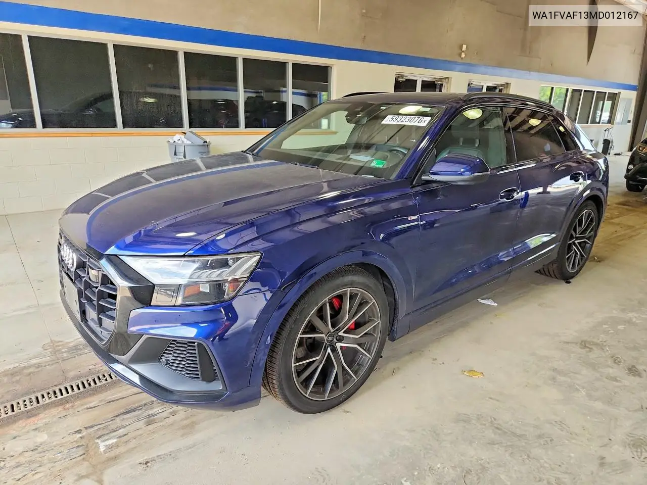 Auction sale of the 2021 Audi Q8 , vin: WA1FVAF13MD012167, lot number: 59323076
