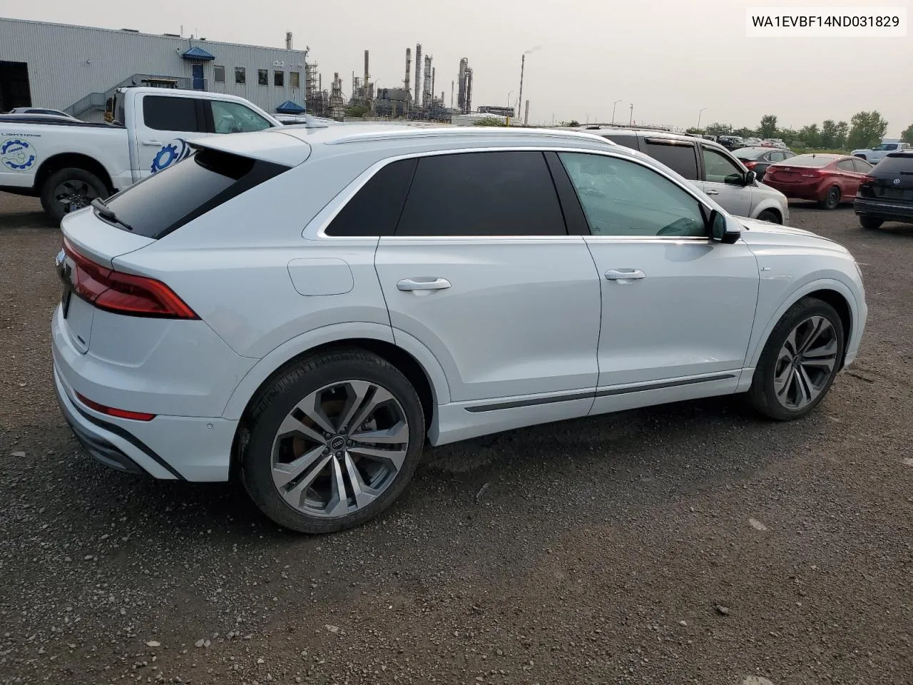 Auction sale of the 2022 Audi Q8 , vin: WA1EVBF14ND031829, lot number: 67395064