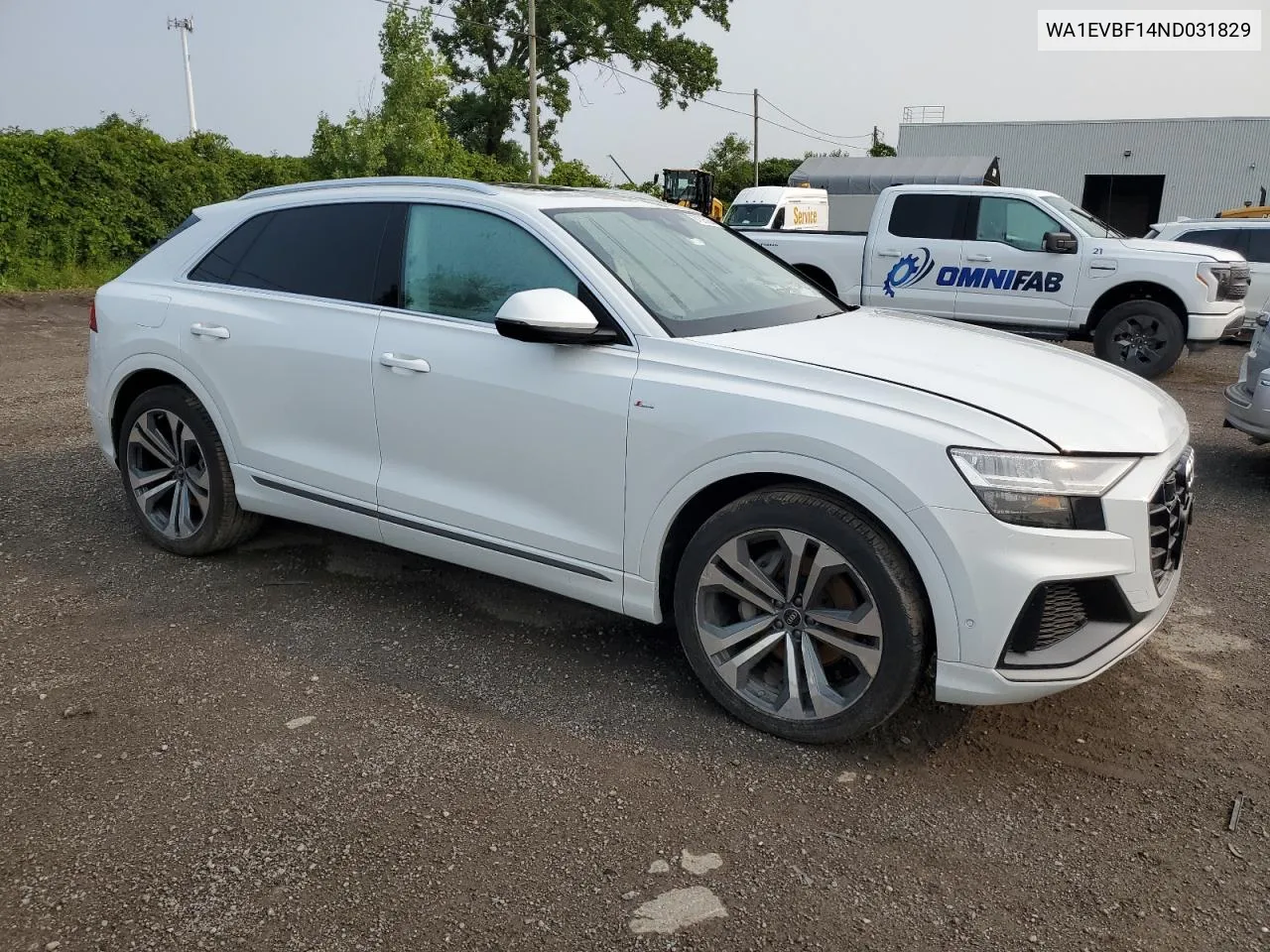 Auction sale of the 2022 Audi Q8 , vin: WA1EVBF14ND031829, lot number: 67395064