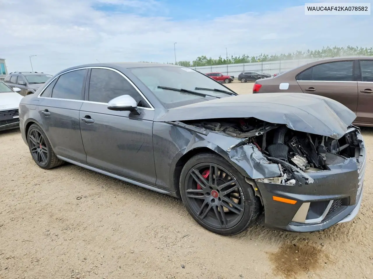 Auction sale of the 2019 Audi RS4 , vin: WAUC4AF42KA078582, lot number: 55042136