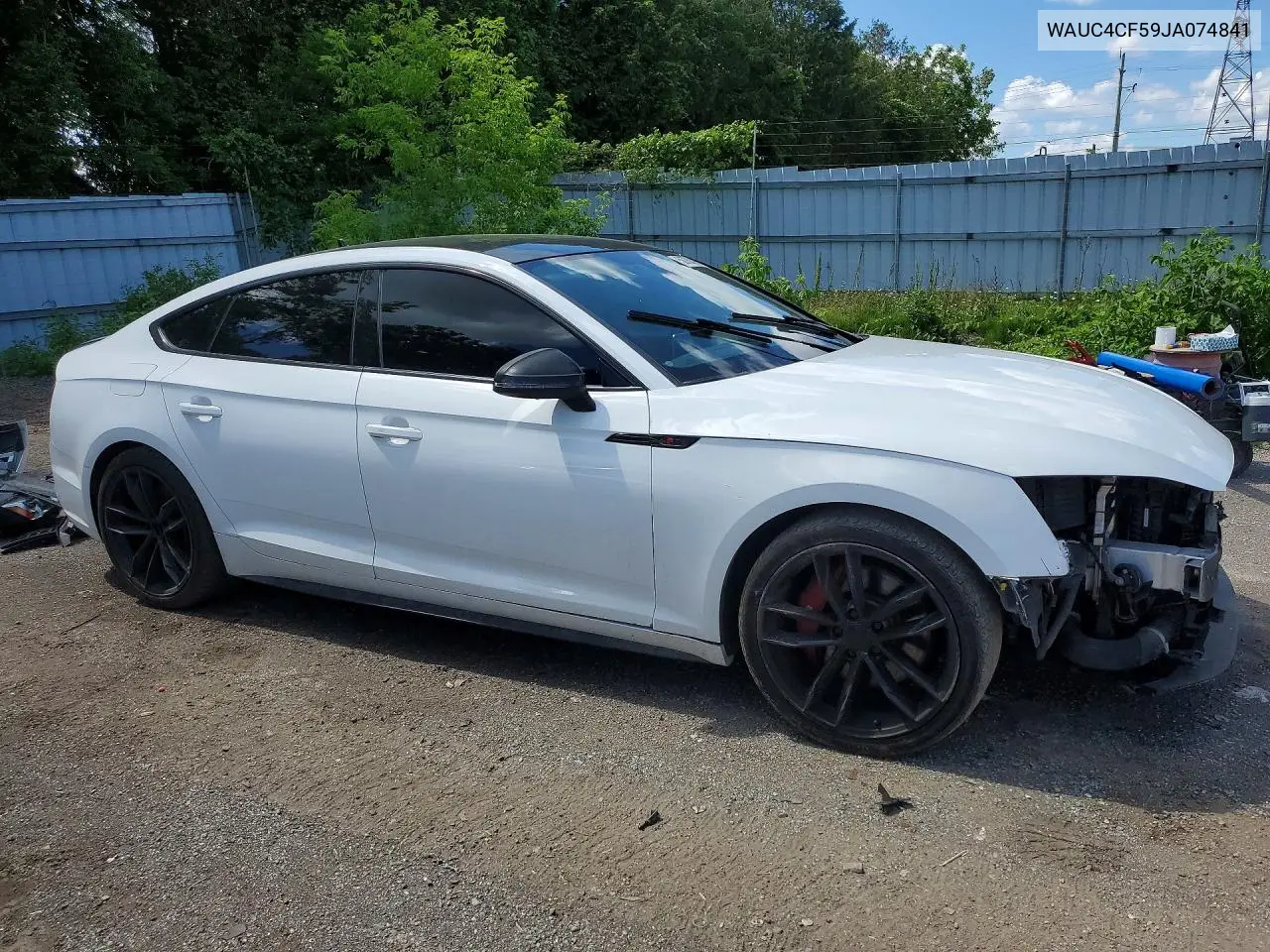 Auction sale of the 2018 Audi S5 , vin: WAUC4CF59JA074841, lot number: 56758296