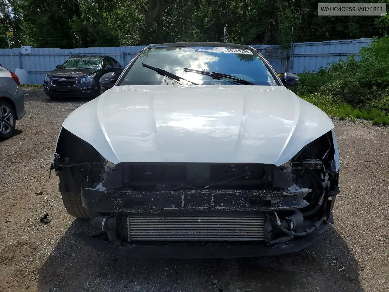 Auction sale of the 2018 Audi S5 , vin: WAUC4CF59JA074841, lot number: 56758296