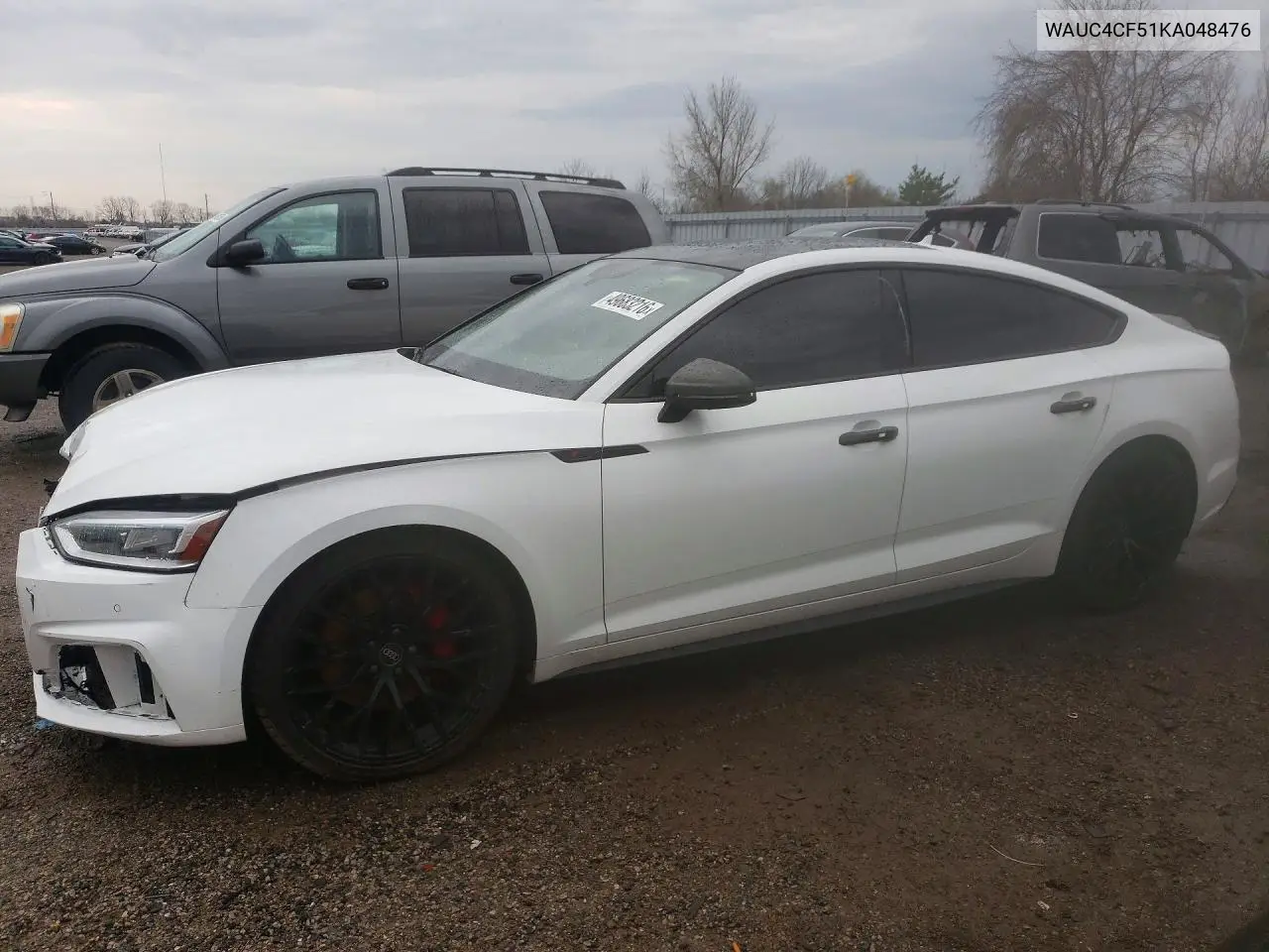 Auction sale of the 2019 Audi RS5 , vin: WAUC4CF51KA048476, lot number: 49683216