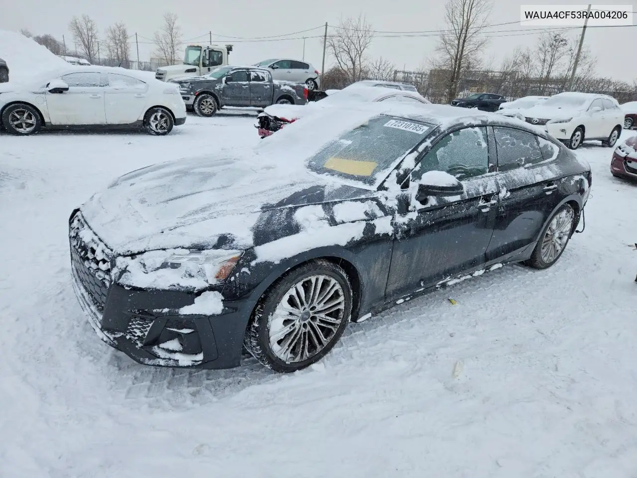 Auction sale of the 2024 Audi RS5 , vin: WAUA4CF53RA004206, lot number: 72310785