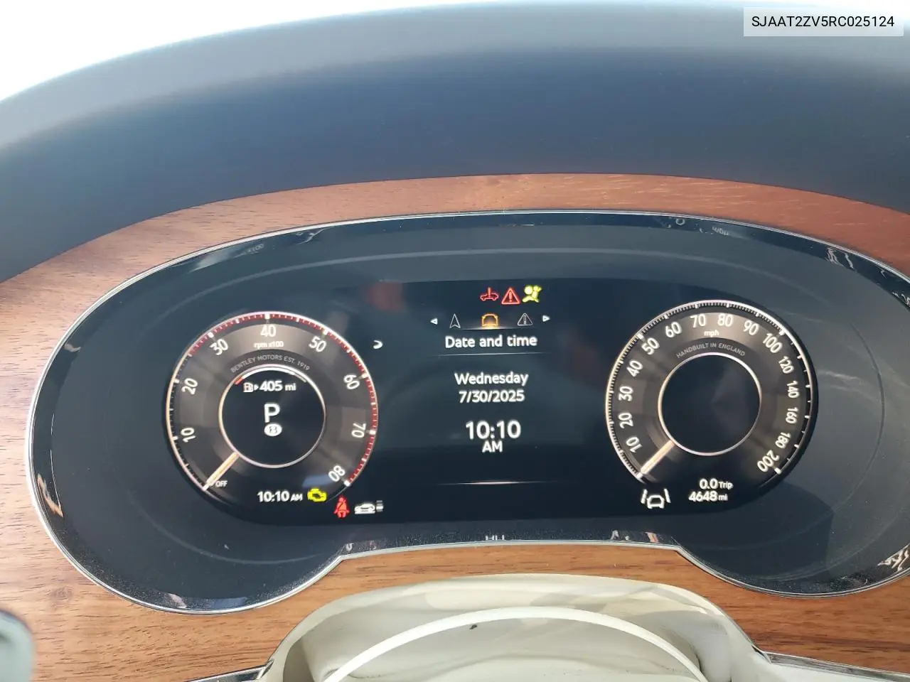 Auction sale of the 2024 Bentley Bentayga , vin: SJAAT2ZV5RC025124, lot number: 66680755