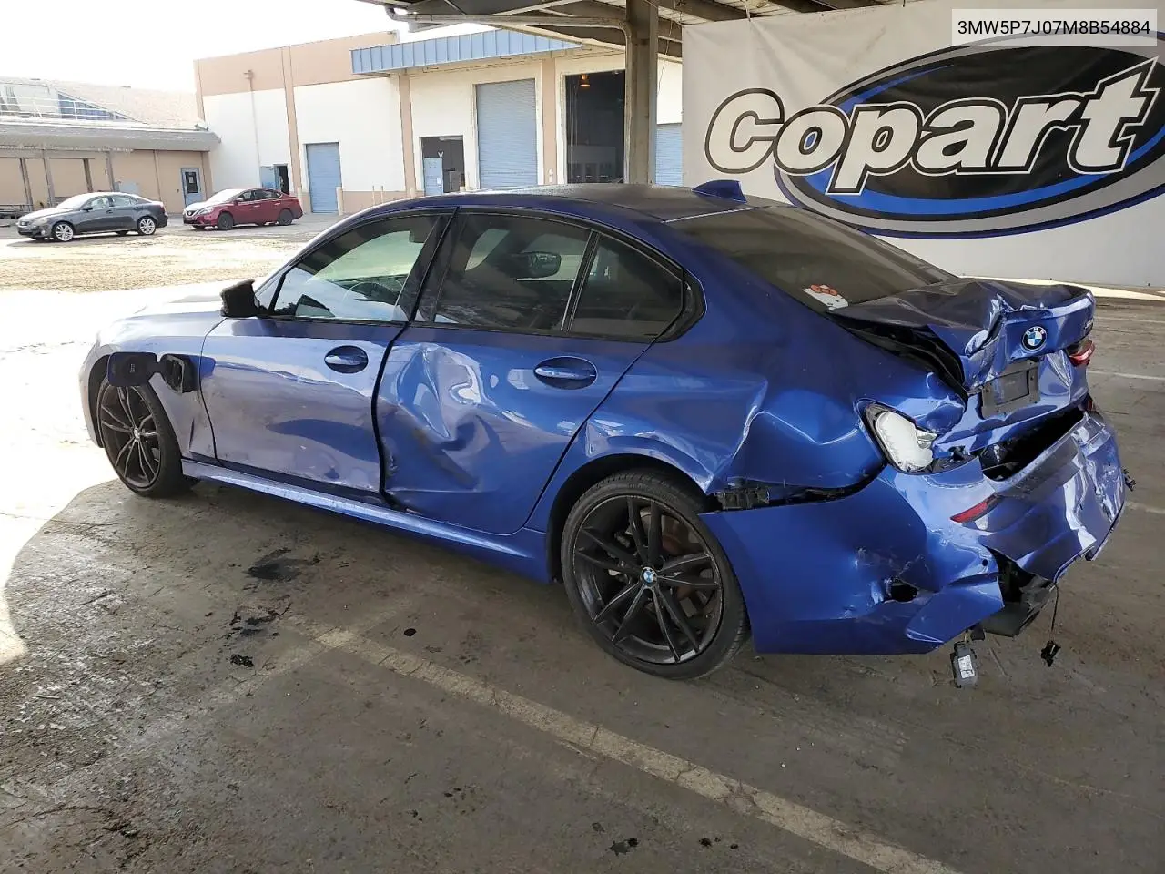 Auction sale of the 2021 BMW 3er , vin: 3MW5P7J07M8B54884, lot number: 71262325