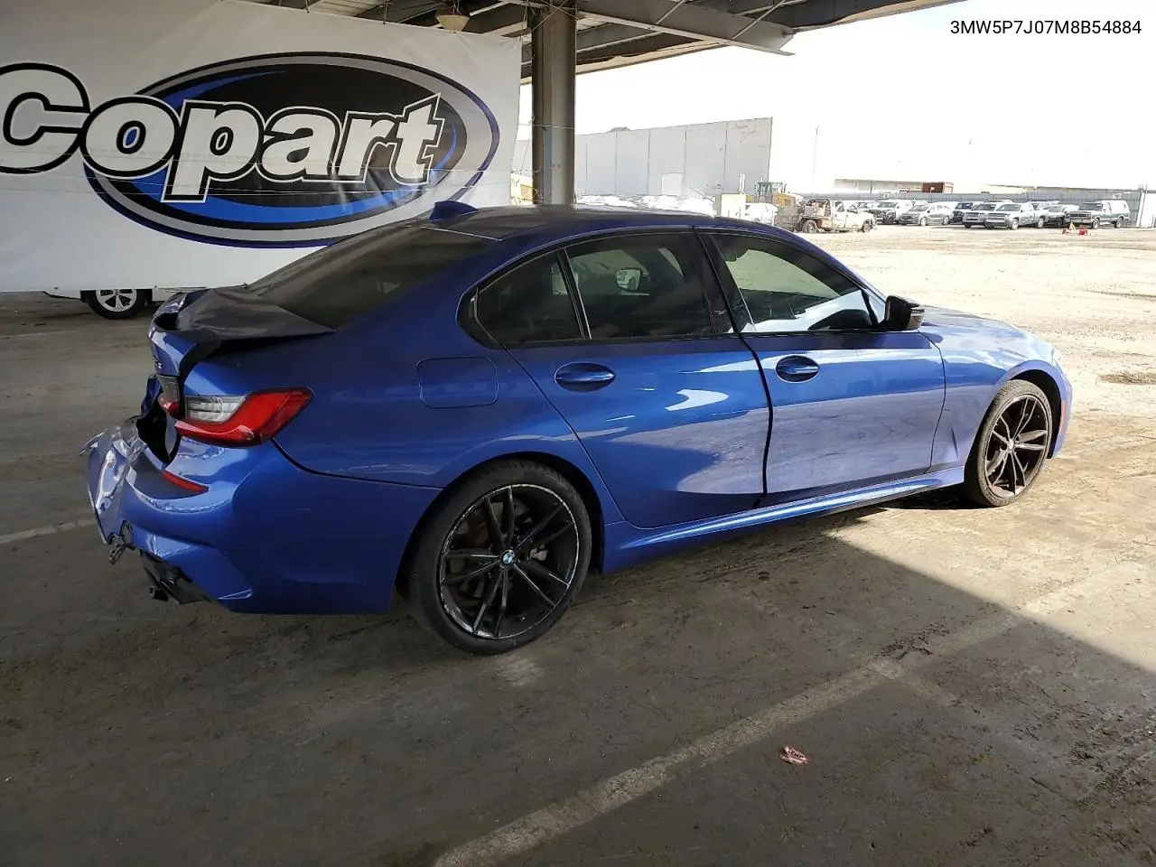 Auction sale of the 2021 BMW 3er , vin: 3MW5P7J07M8B54884, lot number: 71262325