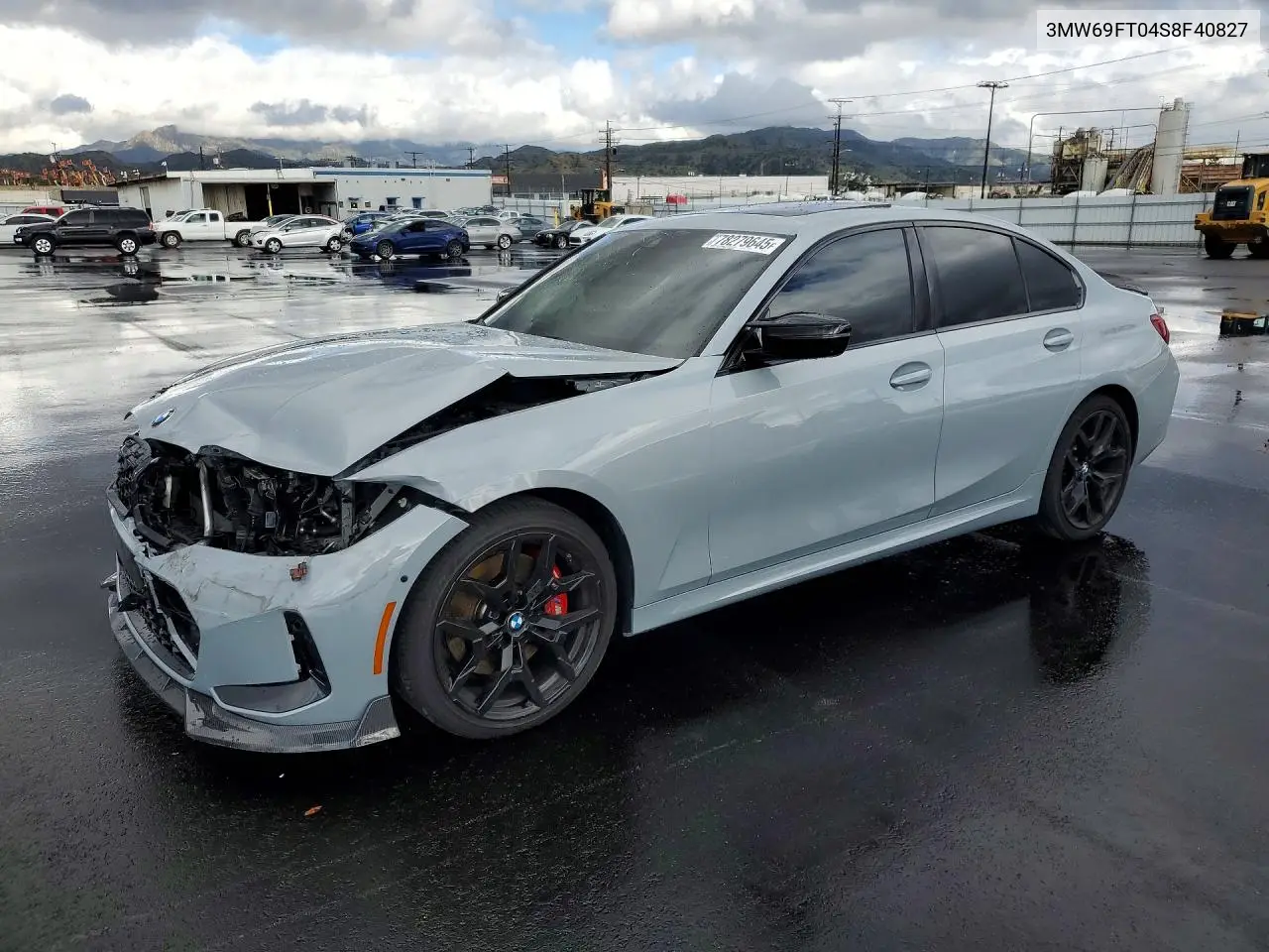 Auction sale of the 2025 BMW M3 , vin: 3MW69FT04S8F40827, lot number: 78279645