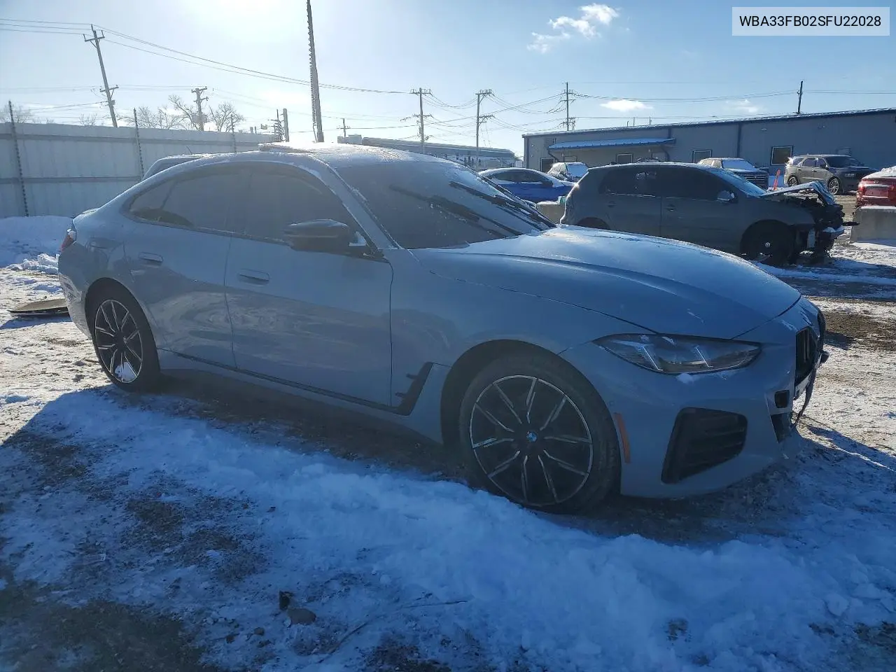 Auction sale of the 2025 BMW 4er , vin: WBA33FB02SFU22028, lot number: 74665115