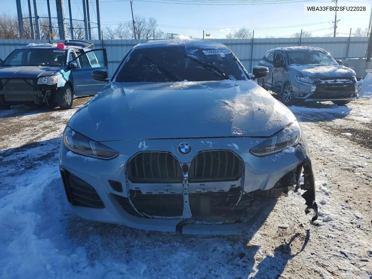 Auction sale of the 2025 BMW 4er , vin: WBA33FB02SFU22028, lot number: 74665115