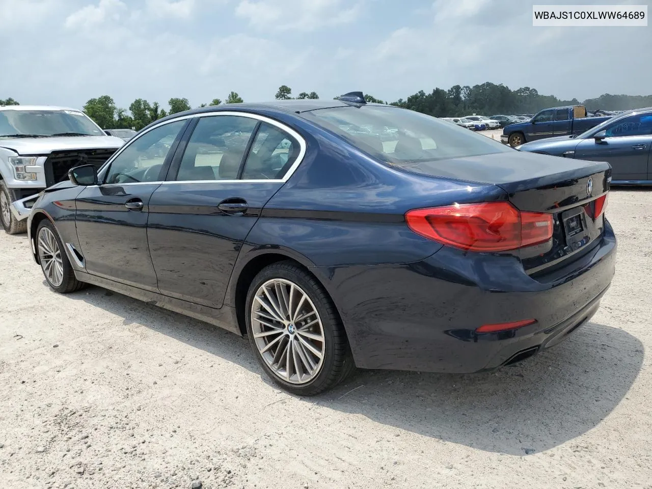 Auction sale of the 2020 BMW 5er , vin: WBAJS1C0XLWW64689, lot number: 54945434