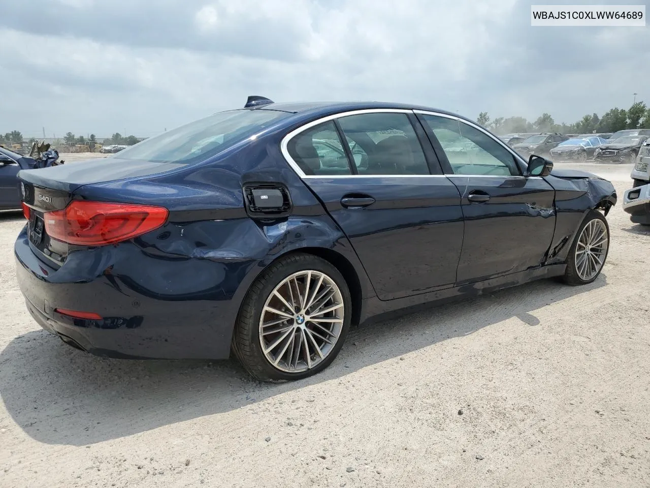 Auction sale of the 2020 BMW 5er , vin: WBAJS1C0XLWW64689, lot number: 54945434