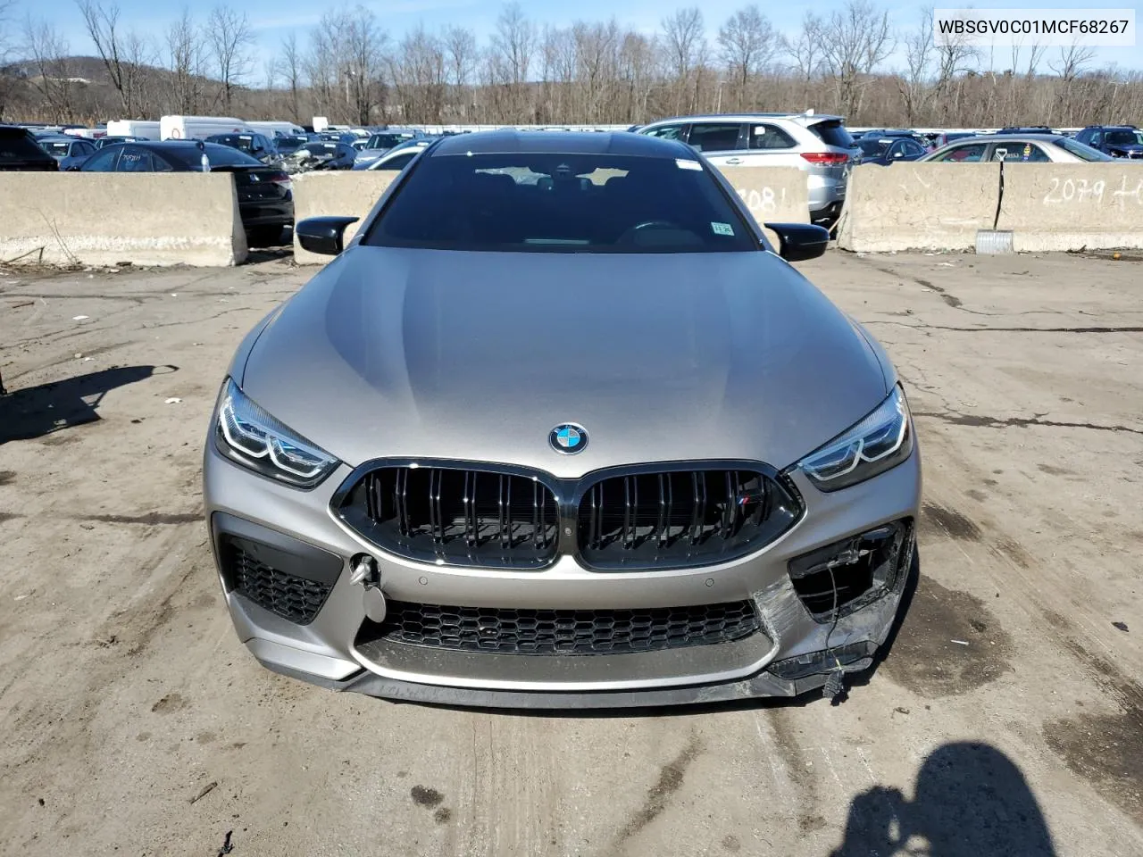 Auction sale of the 2021 BMW M8 , vin: WBSGV0C01MCF68267, lot number: 45454664