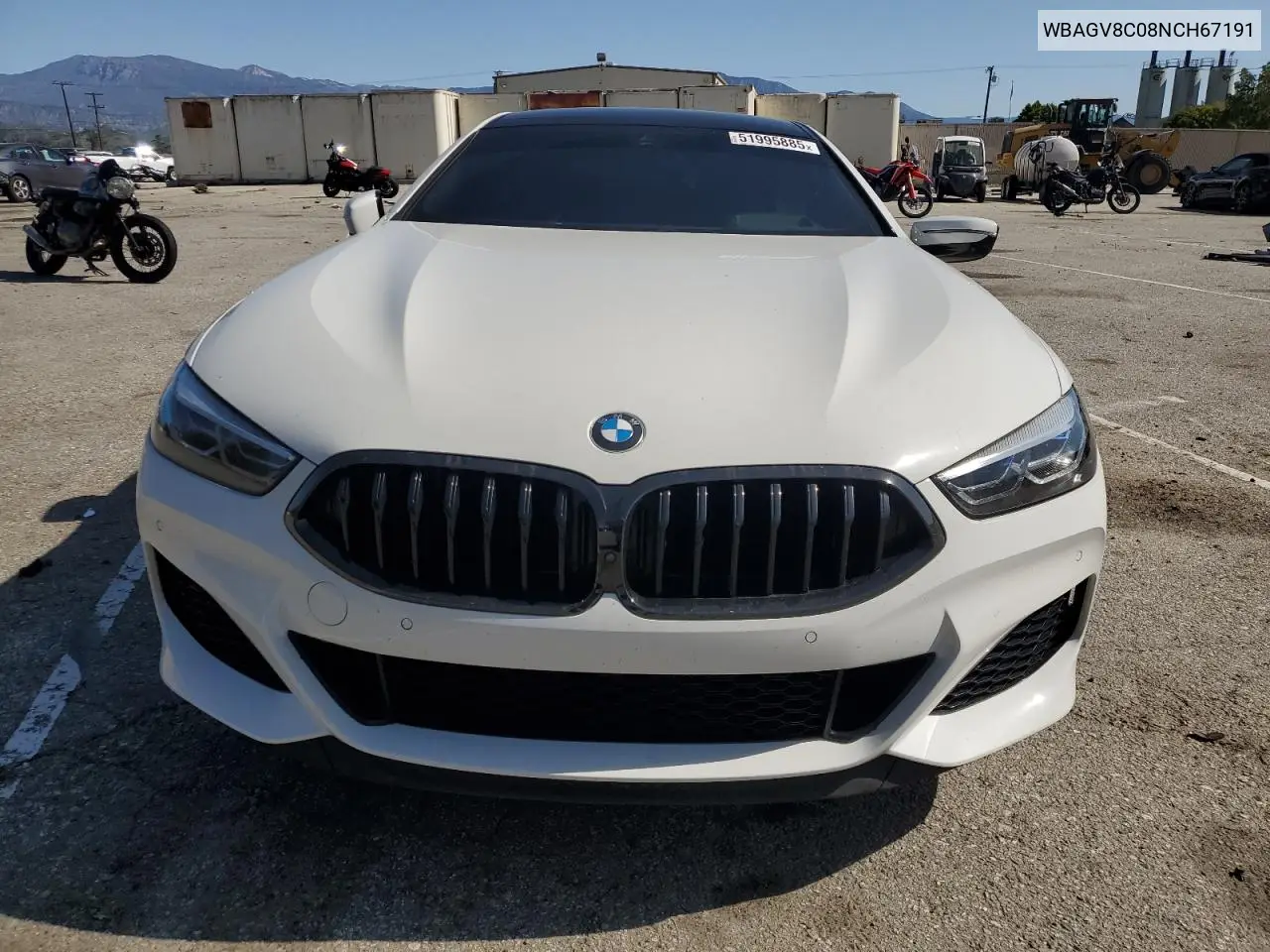 Auction sale of the 2022 BMW M8 , vin: WBAGV8C08NCH67191, lot number: 51995885