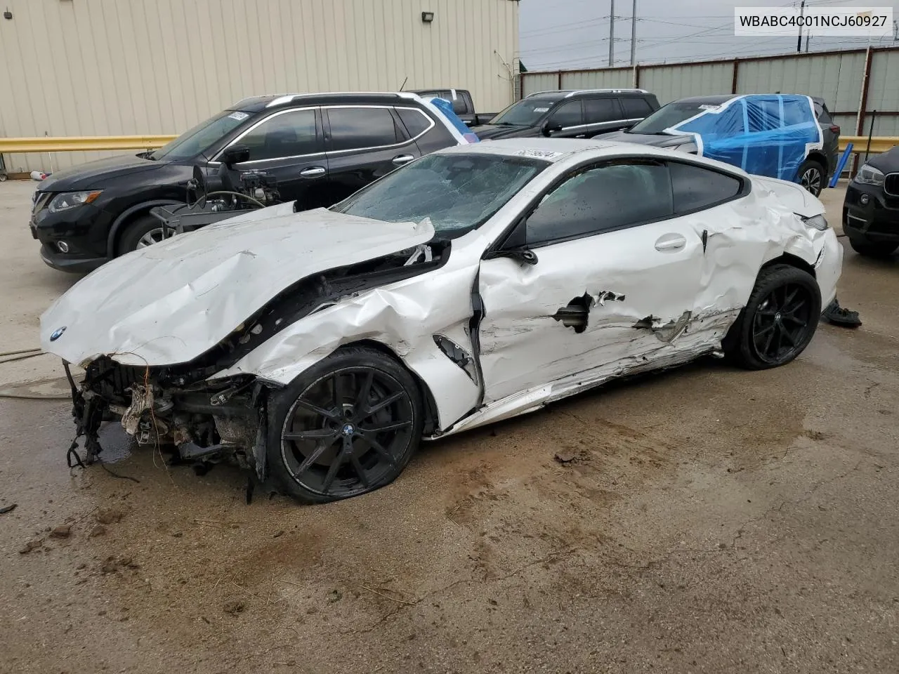 Auction sale of the 2022 BMW M8 , vin: WBABC4C01NCJ60927, lot number: 56279924