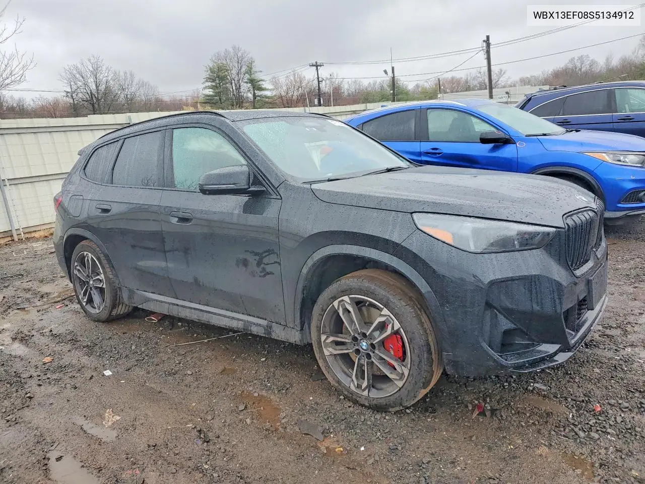 Auction sale of the 2025 BMW X1 , vin: WBX13EF08S5134912, lot number: 47014916