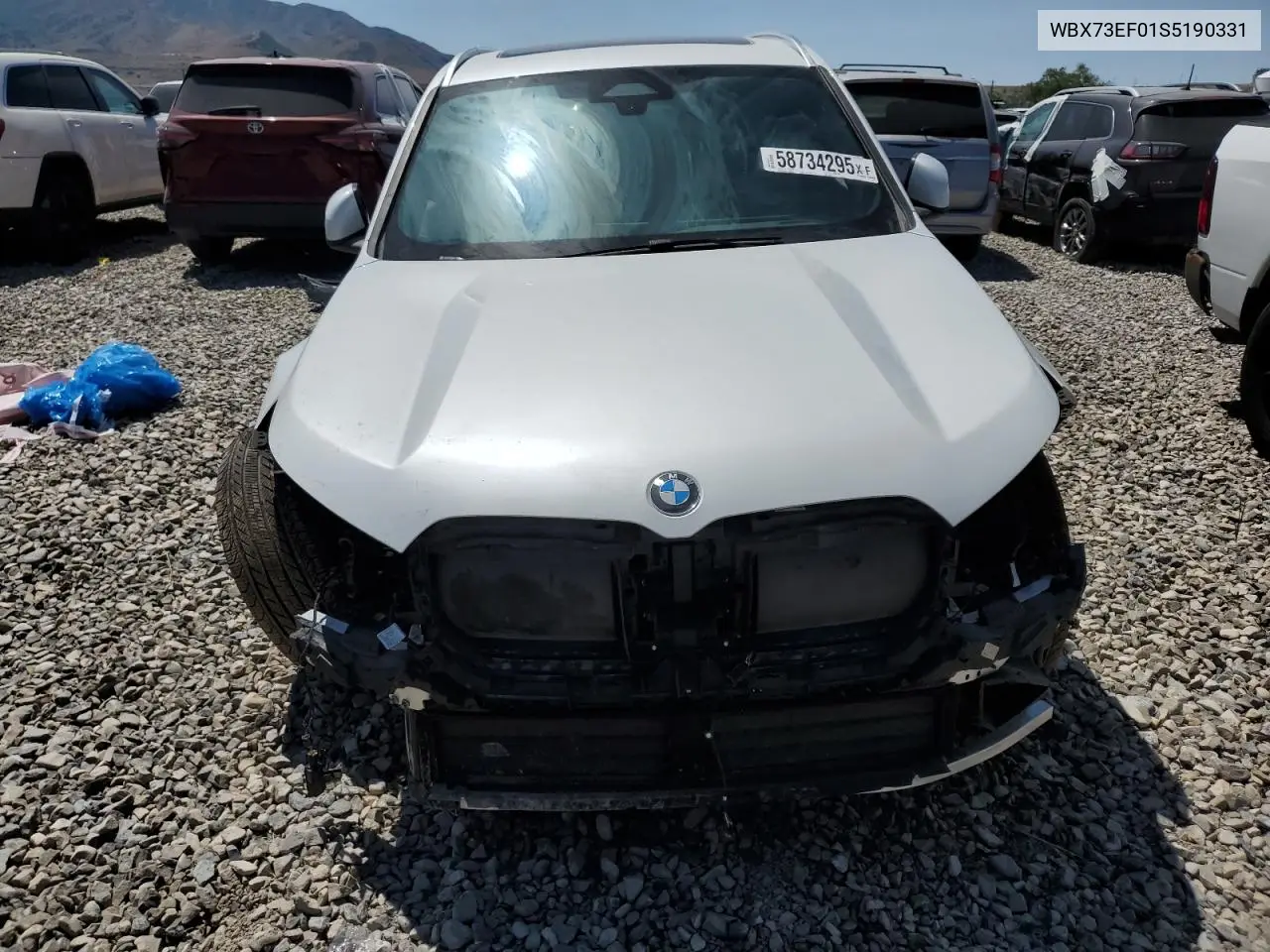 Auction sale of the 2025 BMW X1 , vin: WBX73EF01S5190331, lot number: 58734295
