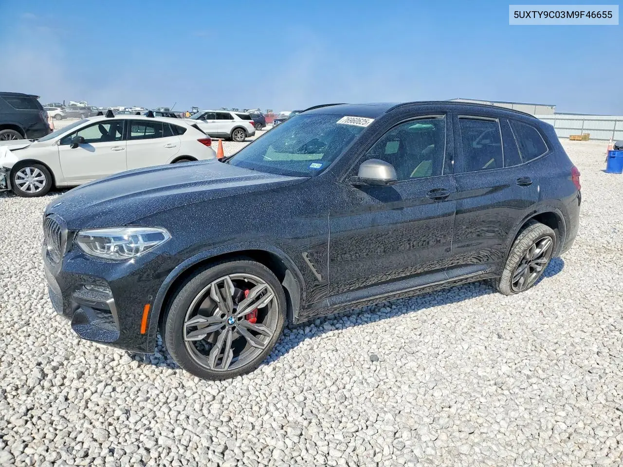 Auction sale of the 2021 BMW X3 , vin: 5UXTY9C03M9F46655, lot number: 76960625