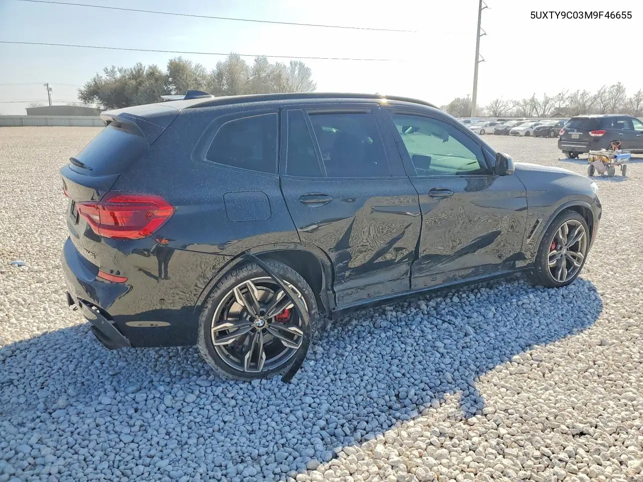 Auction sale of the 2021 BMW X3 , vin: 5UXTY9C03M9F46655, lot number: 76960625