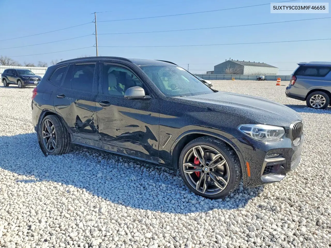 Auction sale of the 2021 BMW X3 , vin: 5UXTY9C03M9F46655, lot number: 76960625