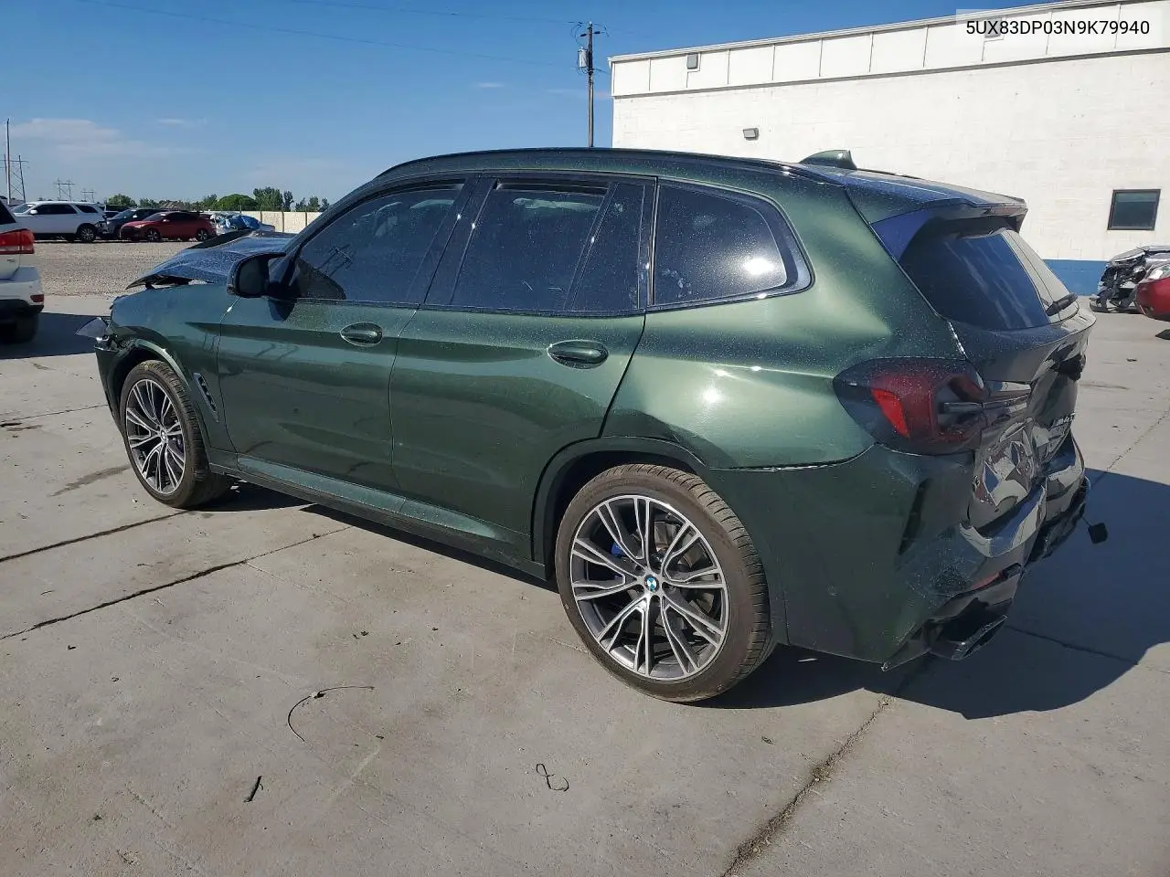 Auction sale of the 2022 BMW X3 M , vin: 5UX83DP03N9K79940, lot number: 58316156