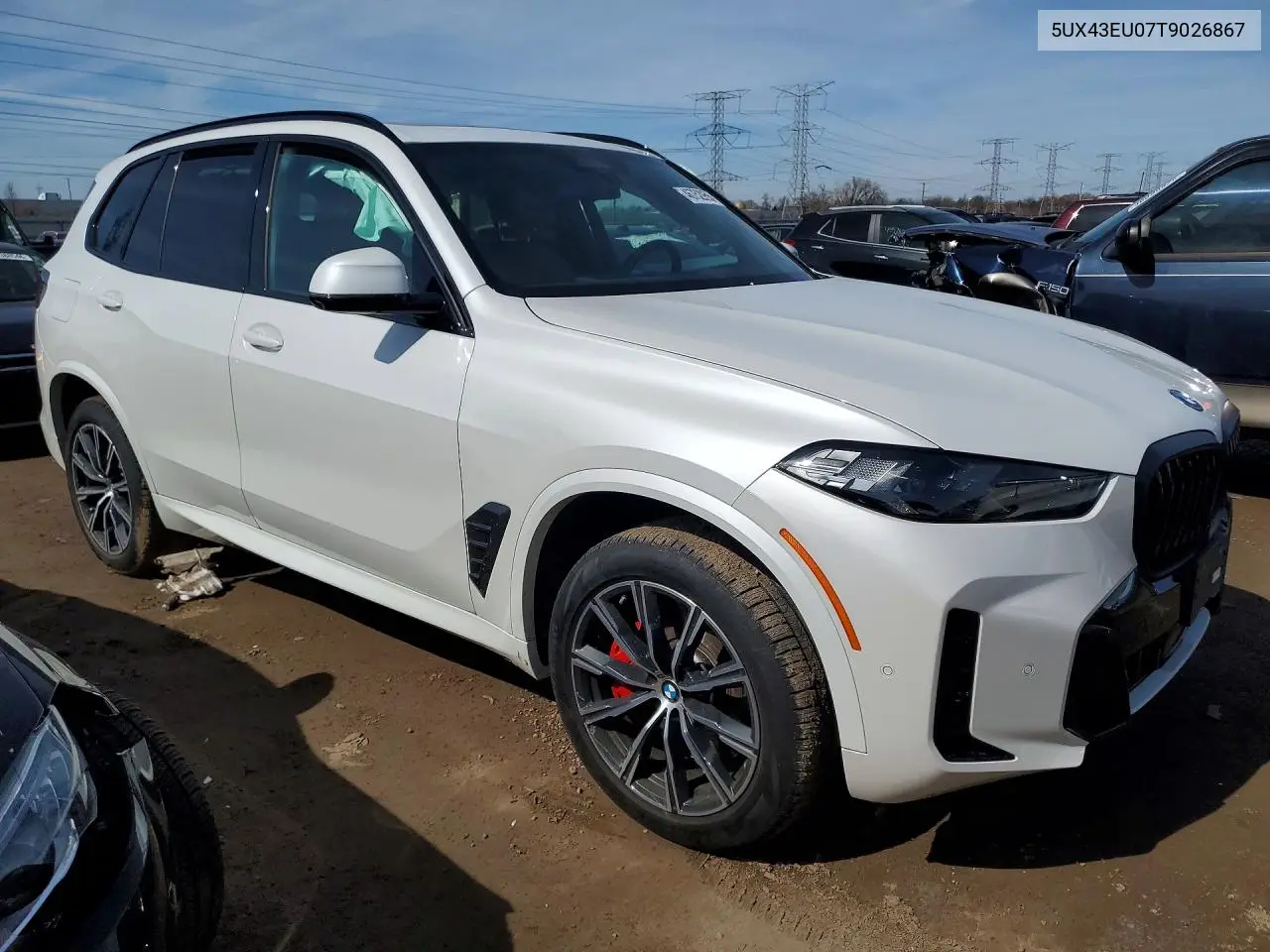 Auction sale of the 2026 BMW X5 , vin: 5UX43EU07T9026867, lot number: 46752956