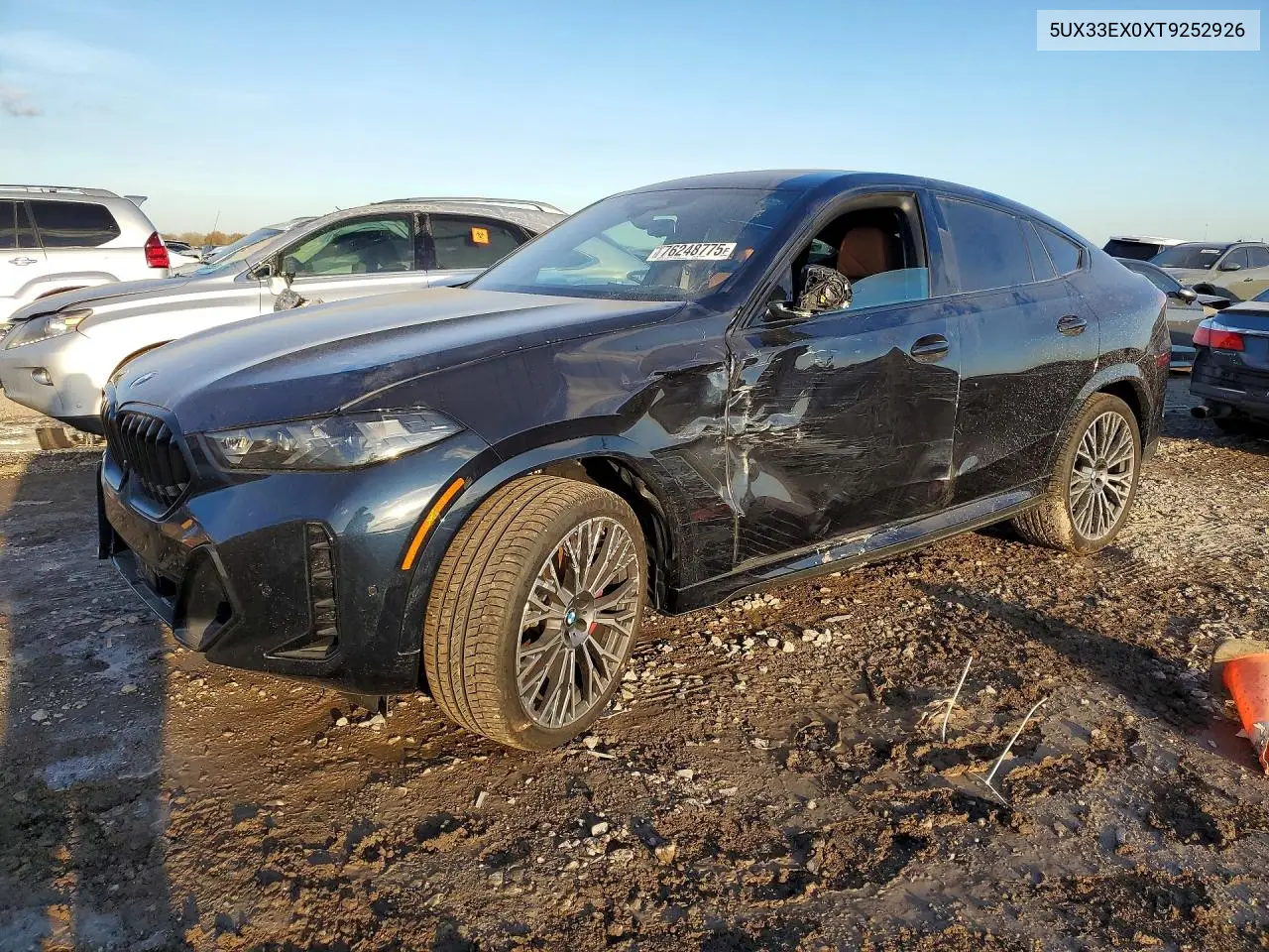 Auction sale of the 2026 BMW X6 , vin: 5UX33EX0XT9252926, lot number: 76248775