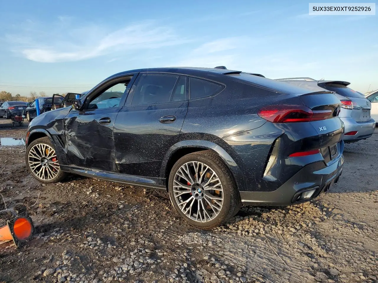 Auction sale of the 2026 BMW X6 , vin: 5UX33EX0XT9252926, lot number: 76248775