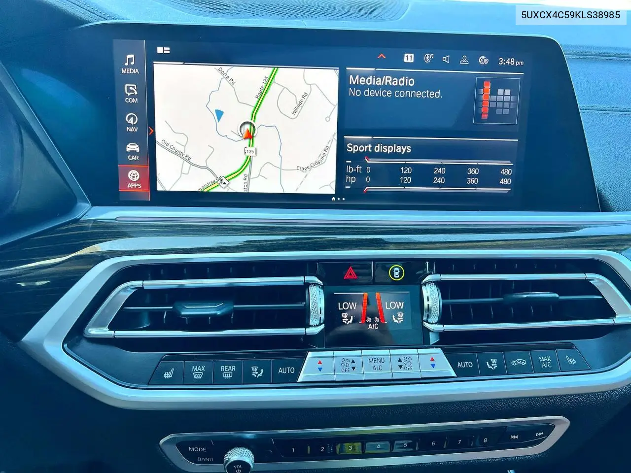 Auction sale of the 2019 BMW X7 , vin: 5UXCX4C59KLS38985, lot number: 57222216
