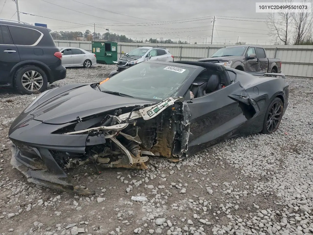 Auction sale of the 2023 Chevrolet Corvette , vin: 1G1YC2D49P5501073, lot number: 95694085