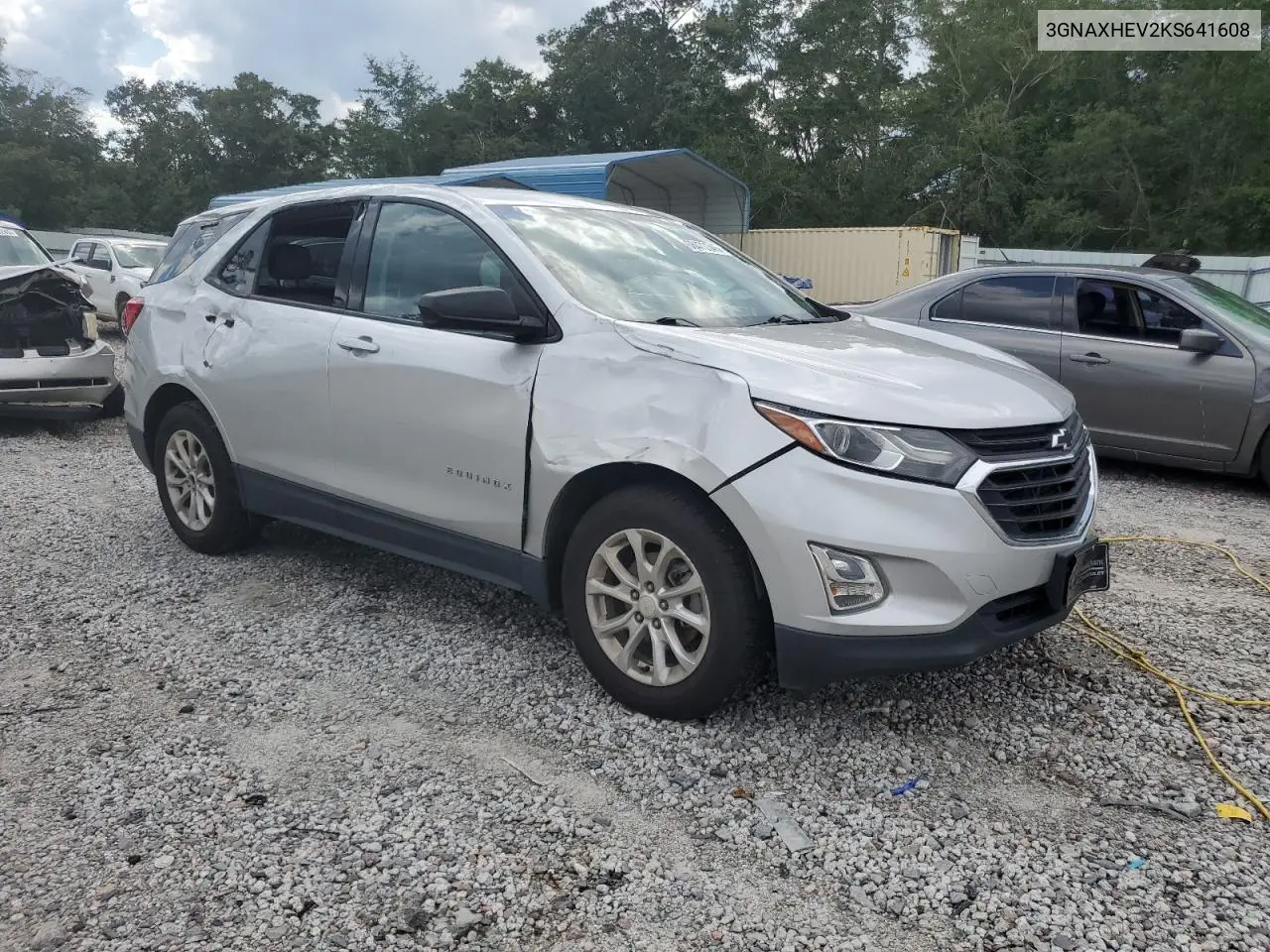 Auction sale of the 2019 Chevrolet Equinox , vin: 3GNAXHEV2KS641608, lot number: 68472345
