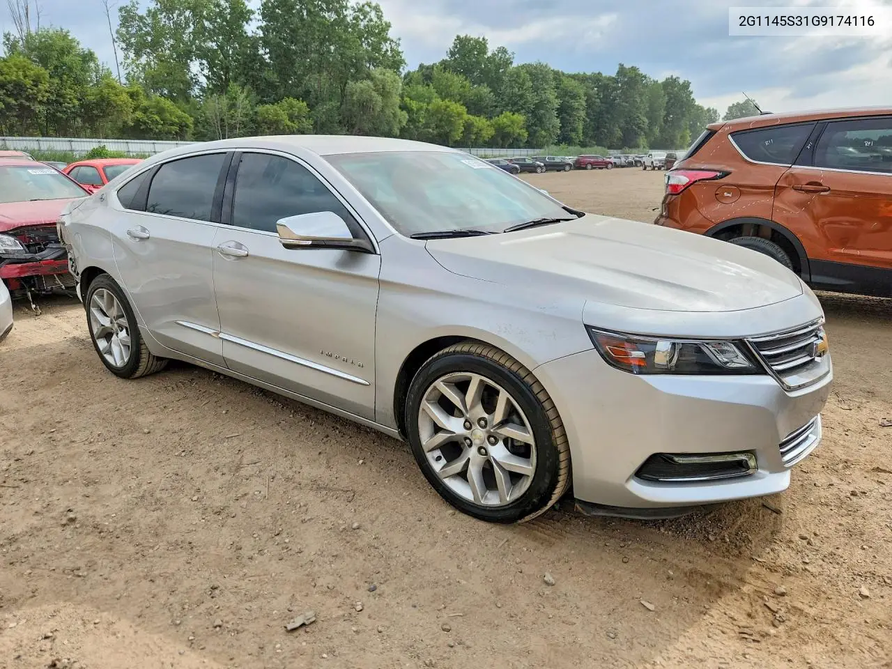 Auction sale of the 2016 Chevrolet Impala , vin: 2G1145S31G9174116, lot number: 61550936