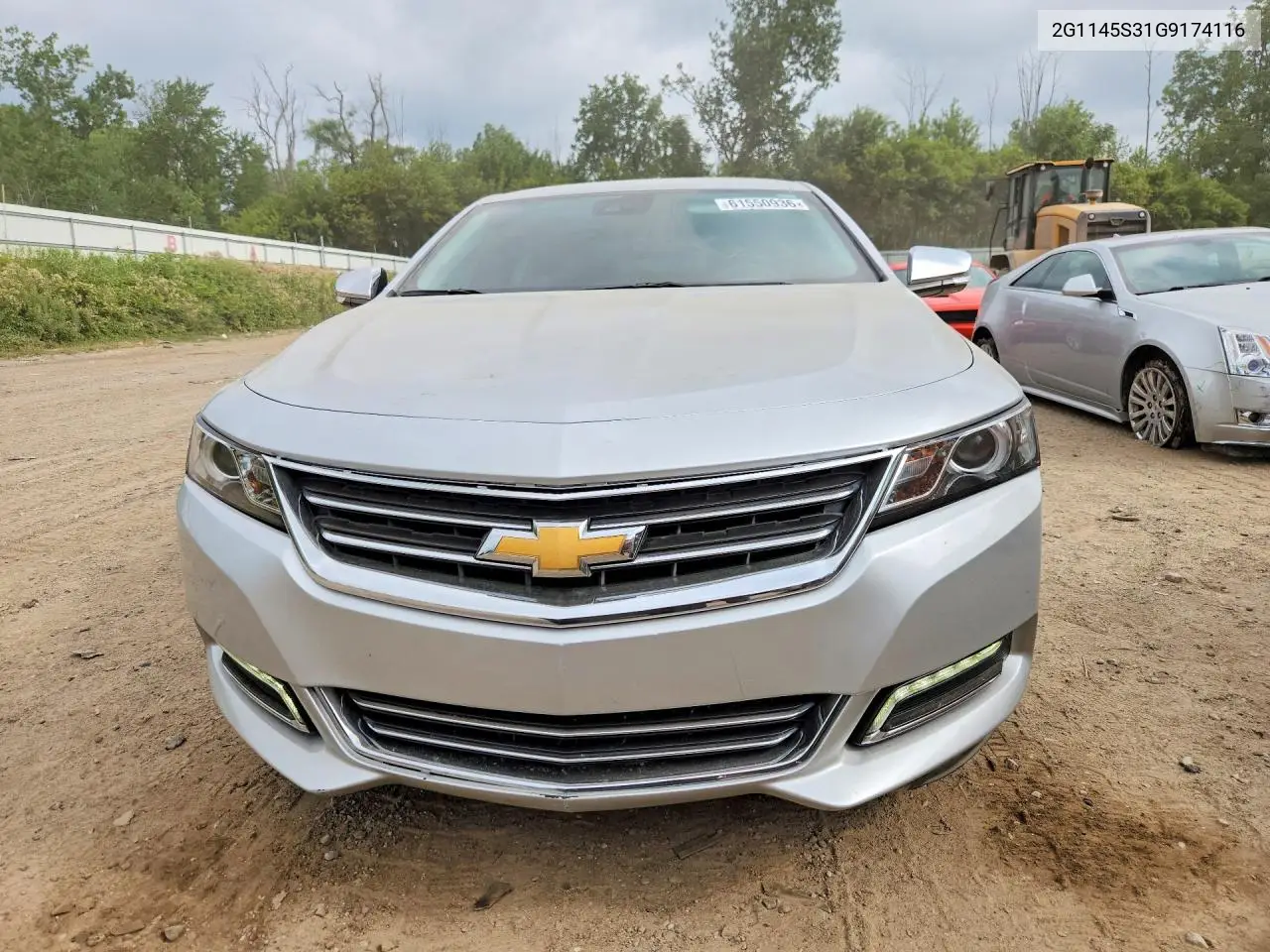 Auction sale of the 2016 Chevrolet Impala , vin: 2G1145S31G9174116, lot number: 61550936