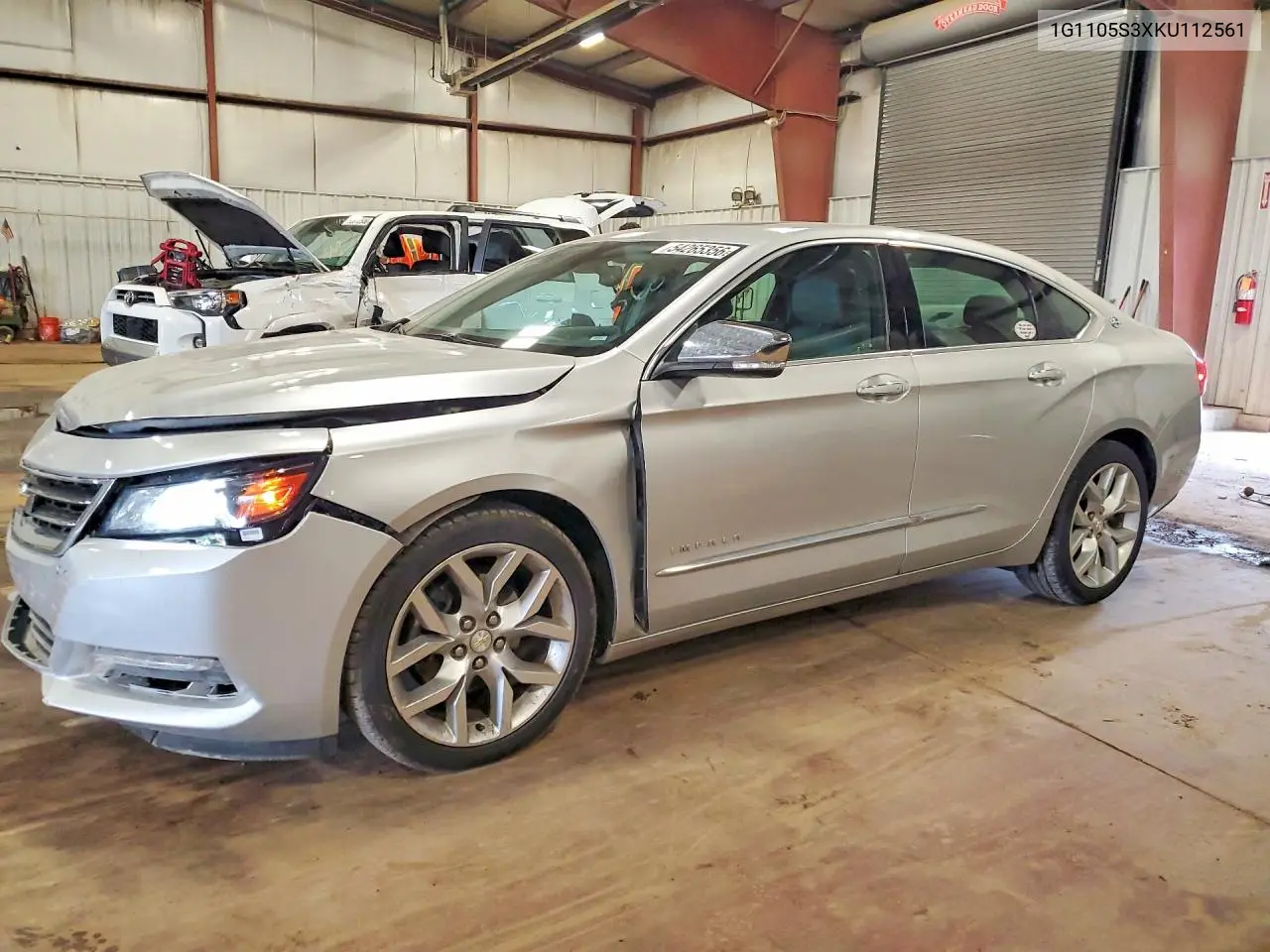 Auction sale of the 2019 Chevrolet Impala , vin: 1G1105S3XKU112561, lot number: 54265356