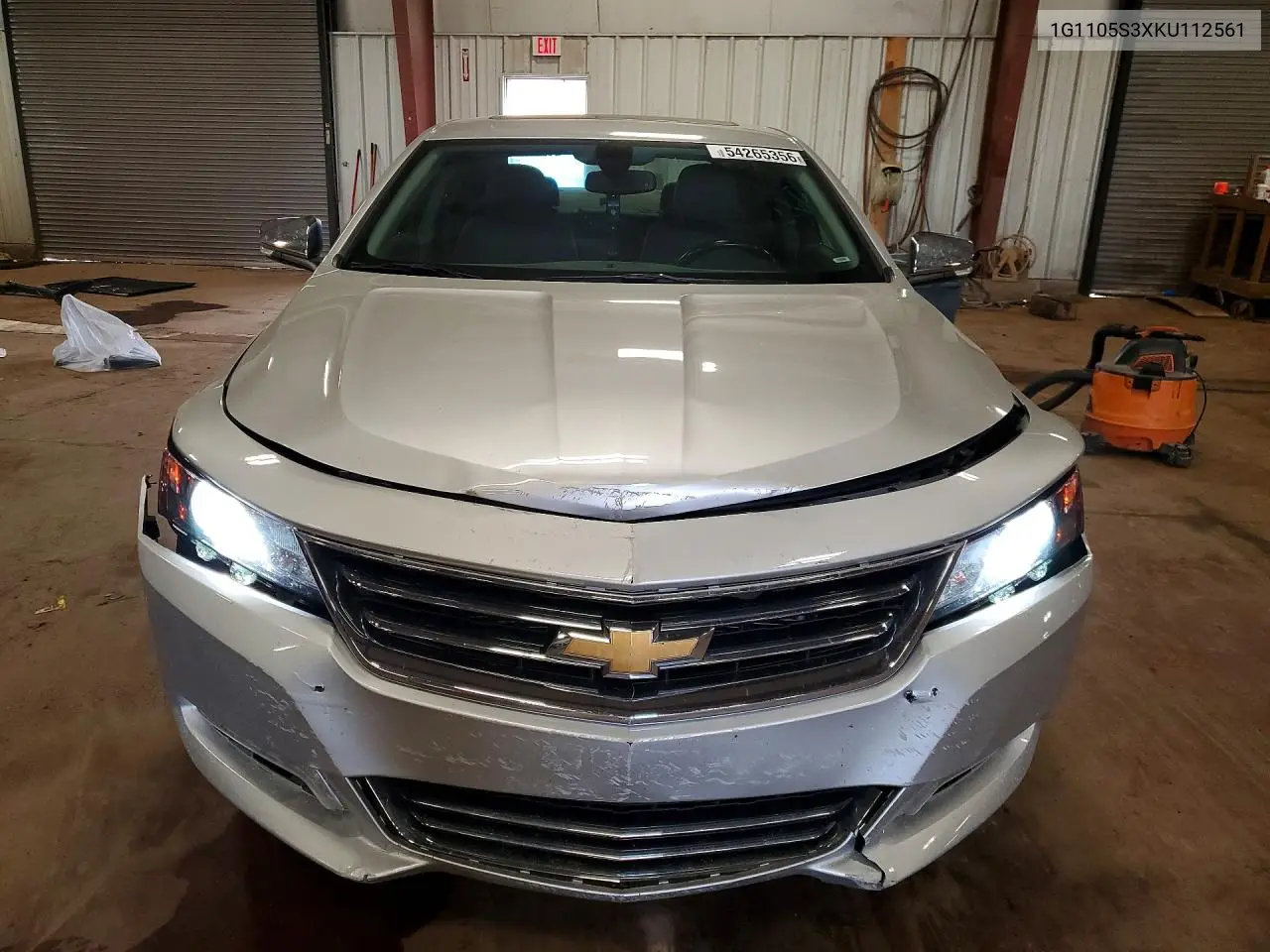 Auction sale of the 2019 Chevrolet Impala , vin: 1G1105S3XKU112561, lot number: 54265356