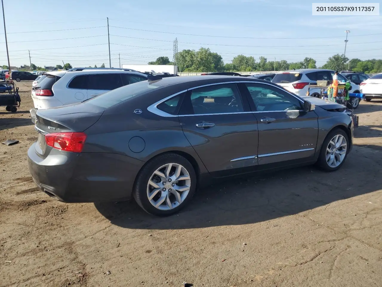 Auction sale of the 2019 Chevrolet Impala , vin: 2G1105S37K9117357, lot number: 62270405